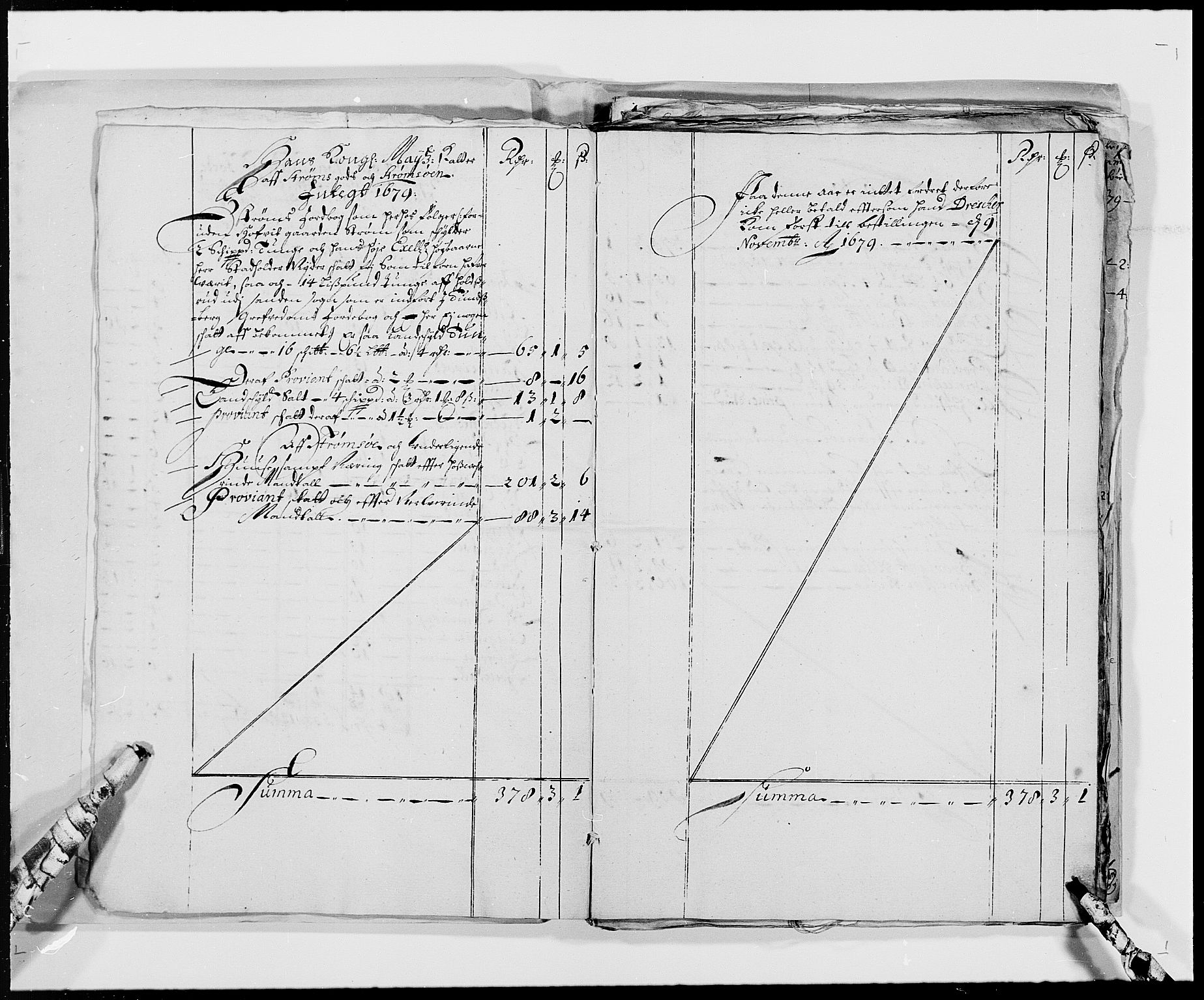 Rentekammeret inntil 1814, Reviderte regnskaper, Byregnskaper, RA/EA-4066/R/Rg/L0140: [G1] Kontribusjonsregnskap, 1679-1692, p. 7