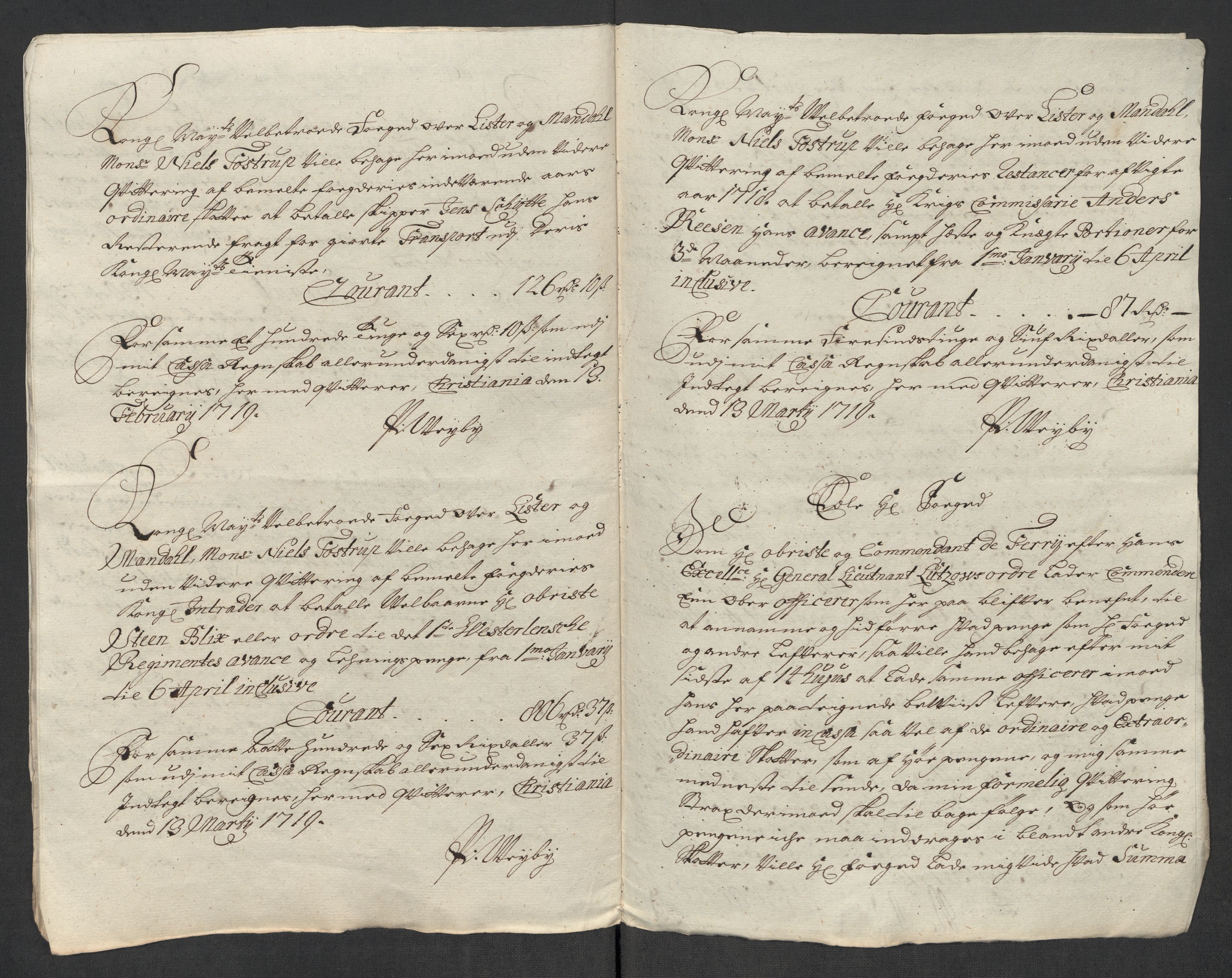 Rentekammeret inntil 1814, Reviderte regnskaper, Fogderegnskap, AV/RA-EA-4092/R43/L2563: Fogderegnskap Lista og Mandal, 1718, p. 549