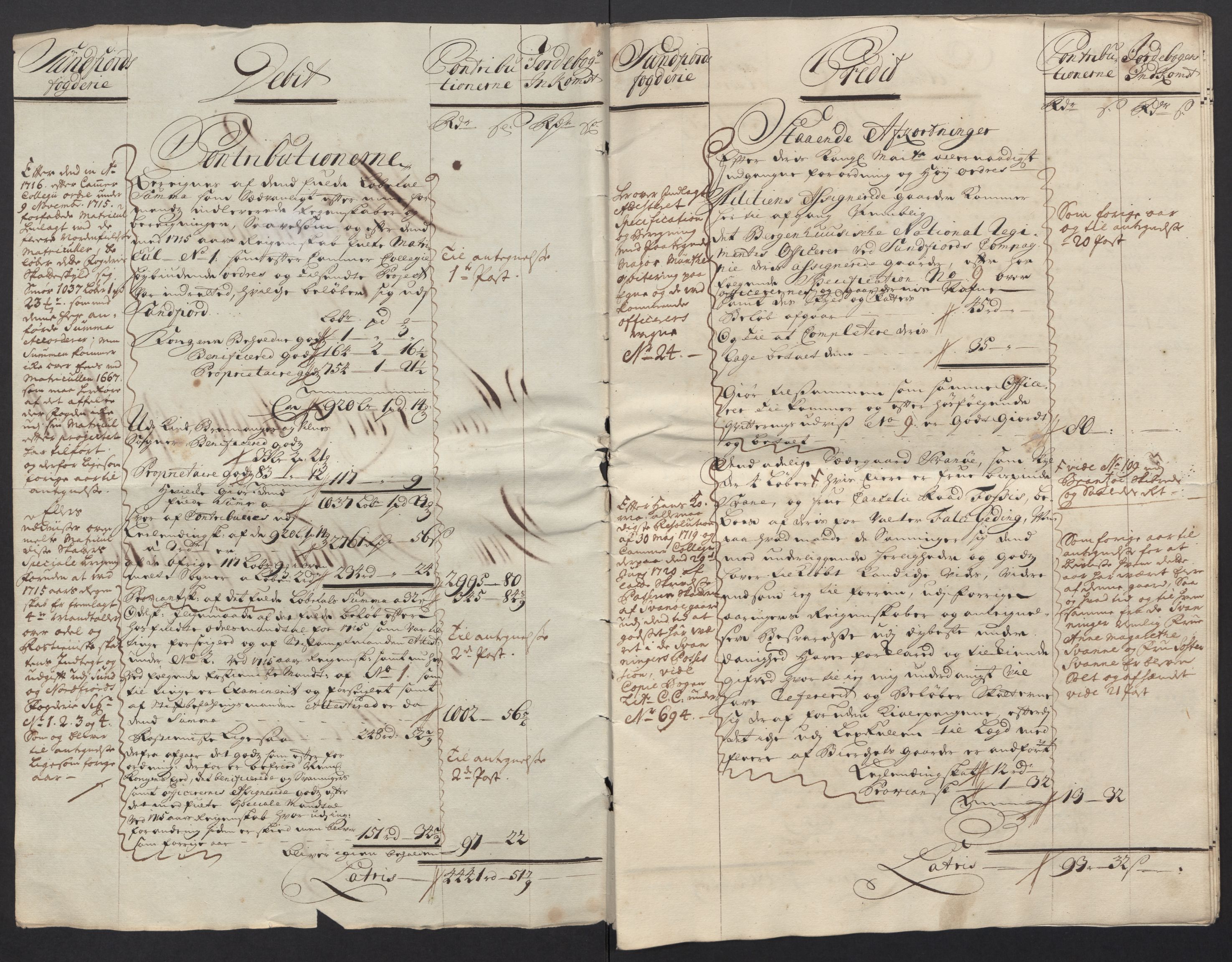 Rentekammeret inntil 1814, Reviderte regnskaper, Fogderegnskap, RA/EA-4092/R53/L3441: Fogderegnskap Sunn- og Nordfjord, 1717-1718, p. 6