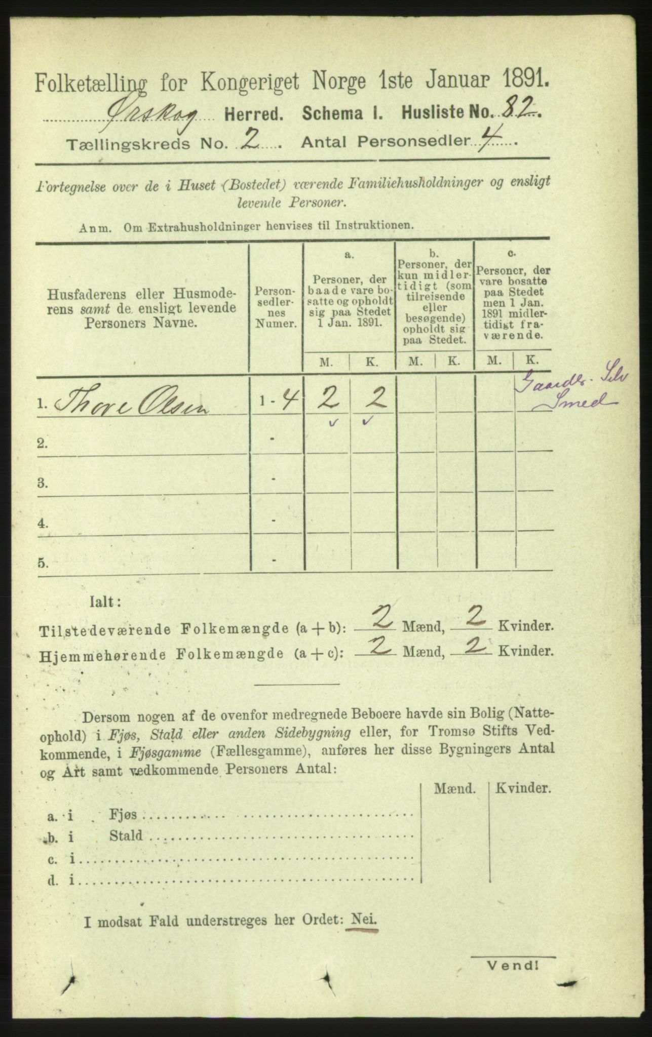 RA, 1891 census for 1527 Ørskog, 1891, p. 598