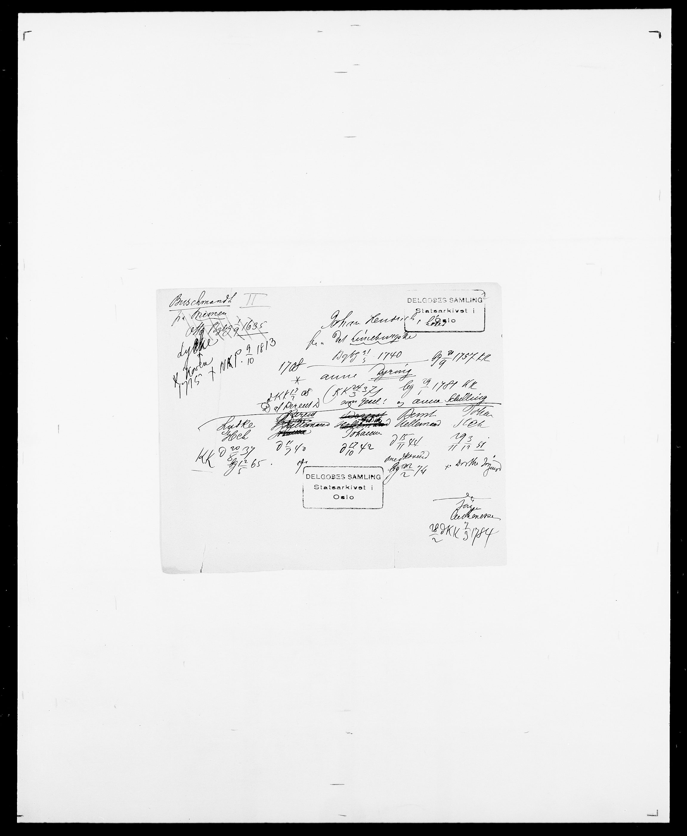 Delgobe, Charles Antoine - samling, AV/SAO-PAO-0038/D/Da/L0007: Buaas - Caphengst, p. 478