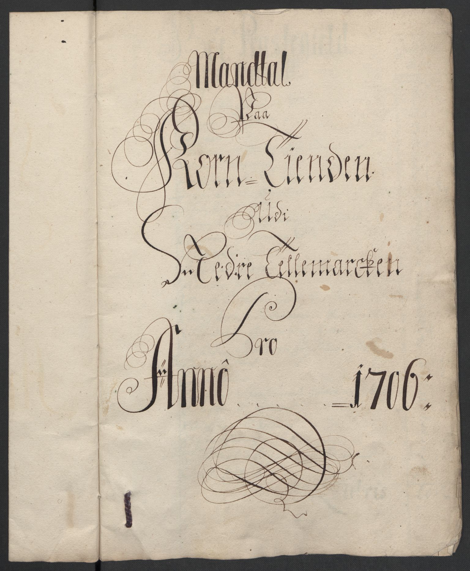 Rentekammeret inntil 1814, Reviderte regnskaper, Fogderegnskap, RA/EA-4092/R36/L2116: Fogderegnskap Øvre og Nedre Telemark og Bamble, 1706-1707, p. 26
