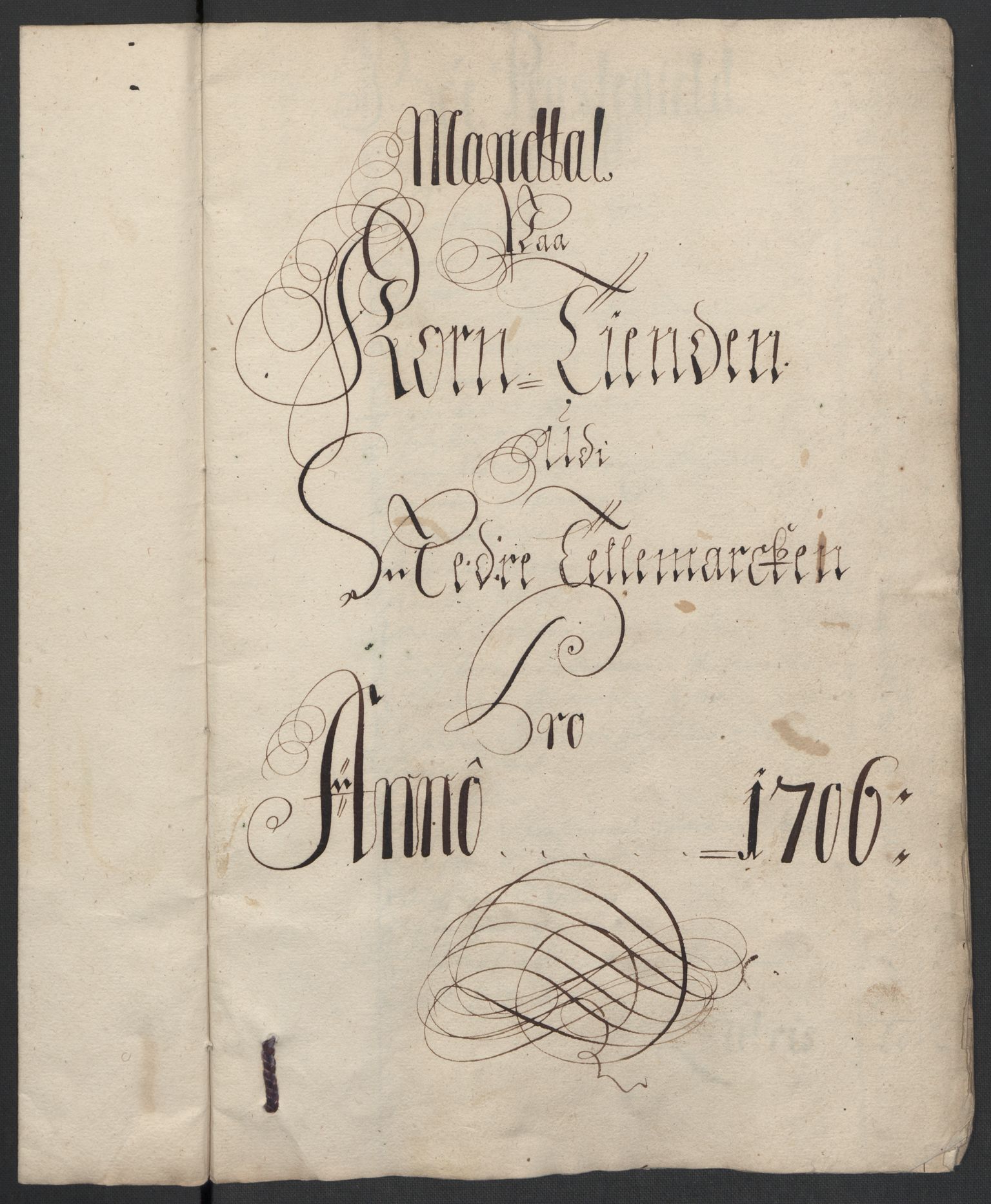 Rentekammeret inntil 1814, Reviderte regnskaper, Fogderegnskap, AV/RA-EA-4092/R36/L2116: Fogderegnskap Øvre og Nedre Telemark og Bamble, 1706-1707, p. 26