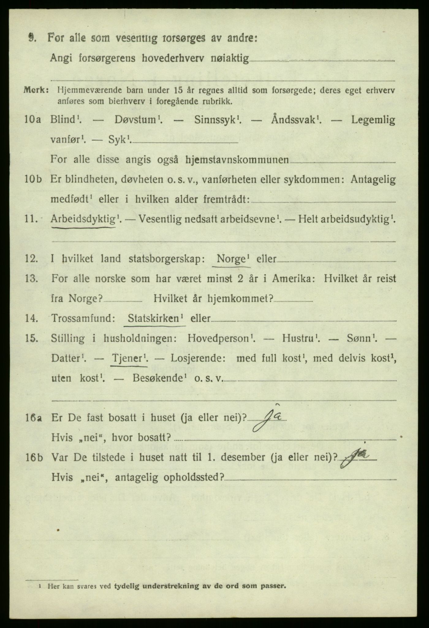 SAB, 1920 census for Masfjorden, 1920, p. 1886