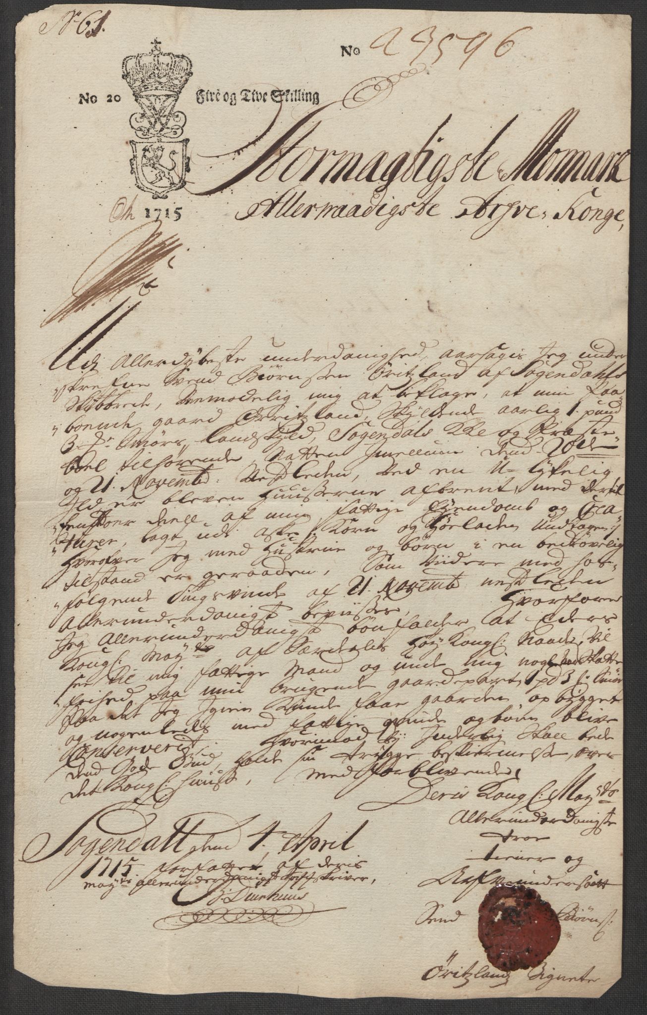 Rentekammeret inntil 1814, Reviderte regnskaper, Fogderegnskap, AV/RA-EA-4092/R46/L2740: Fogderegnskap Jæren og Dalane, 1715-1716, p. 264