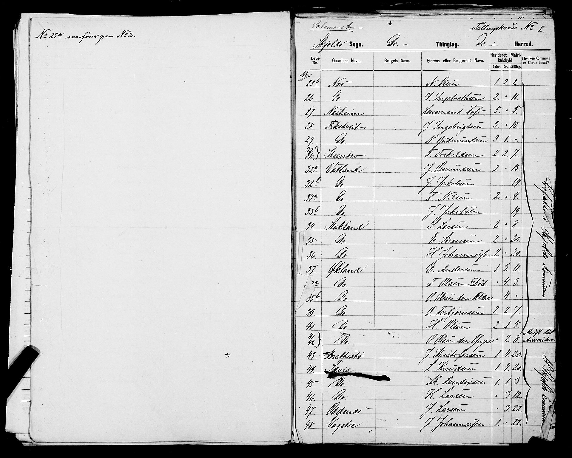 SAST, 1875 census for 1154P Skjold, 1875, p. 37