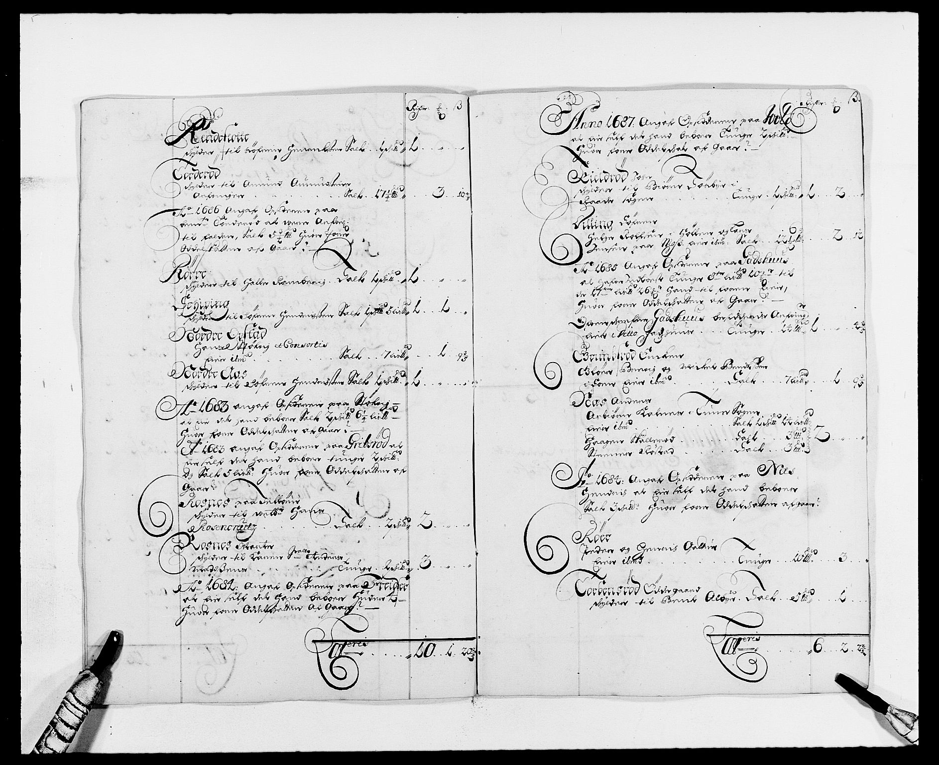 Rentekammeret inntil 1814, Reviderte regnskaper, Fogderegnskap, RA/EA-4092/R02/L0106: Fogderegnskap Moss og Verne kloster, 1688-1691, p. 529
