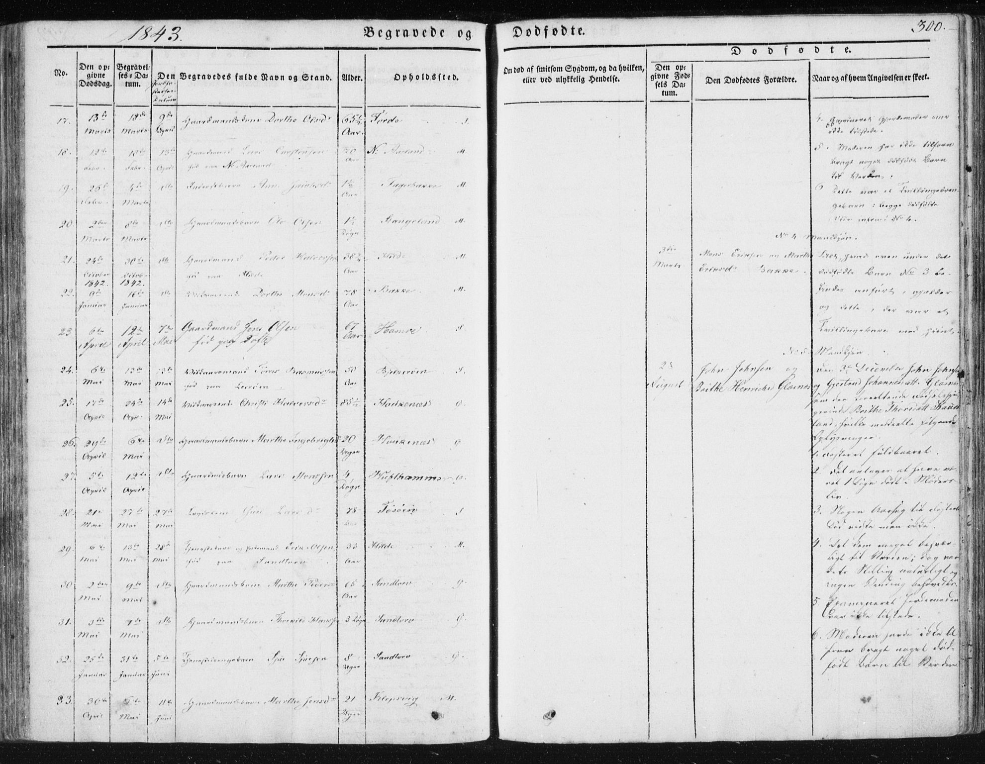 Sund sokneprestembete, SAB/A-99930: Parish register (official) no. A 13, 1835-1849, p. 300