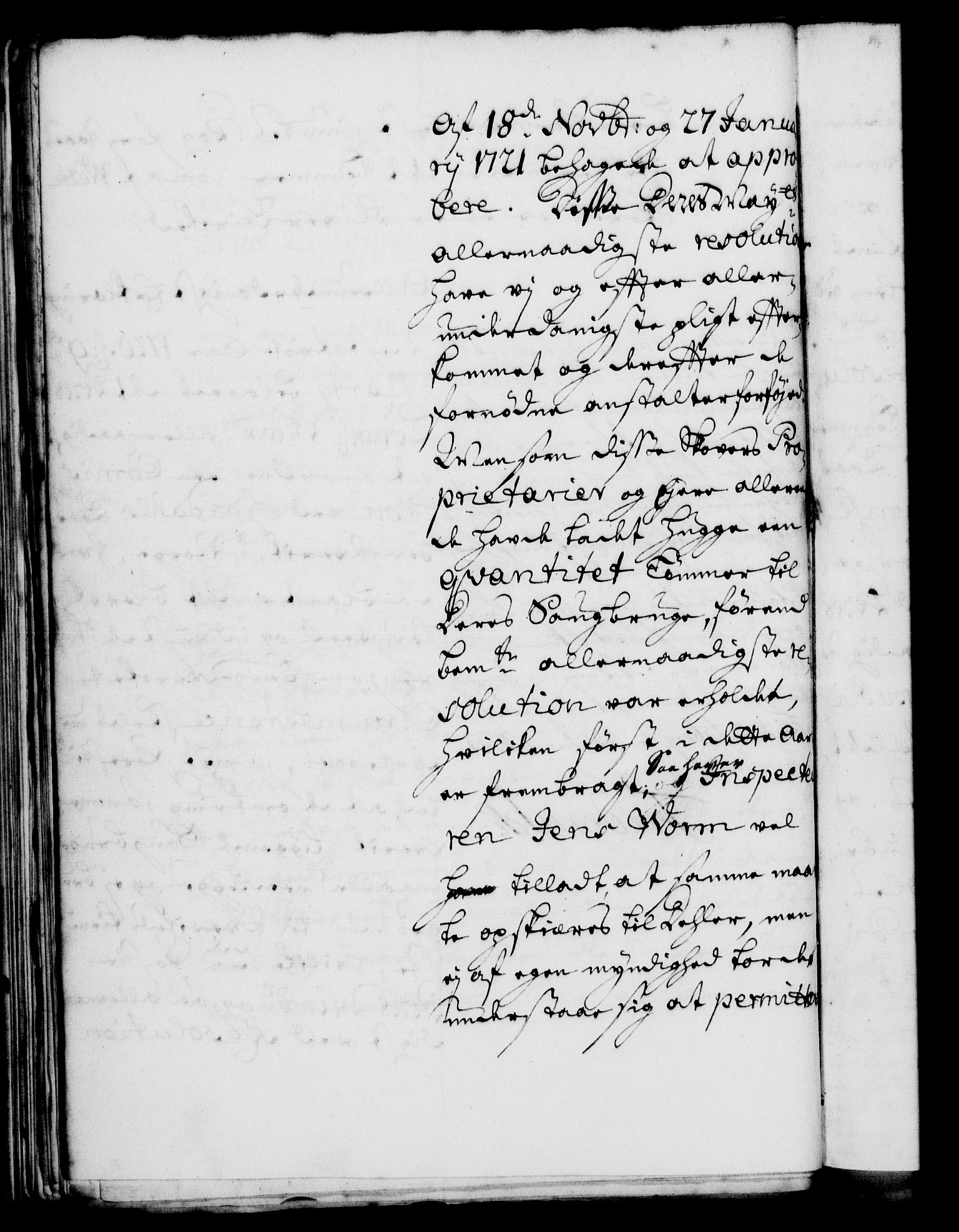 Rentekammeret, Kammerkanselliet, RA/EA-3111/G/Gf/Gfa/L0004: Norsk relasjons- og resolusjonsprotokoll (merket RK 52.4), 1721, p. 1046
