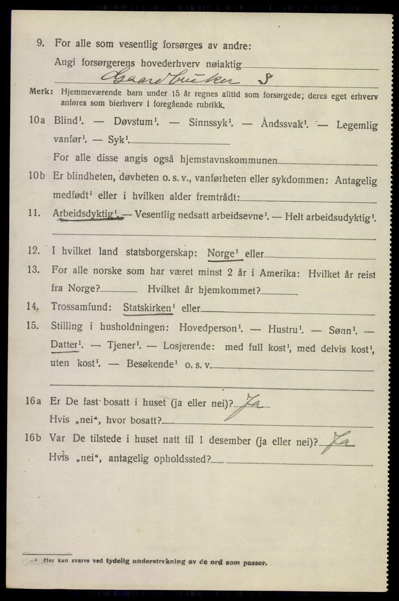 SAKO, 1920 census for Skåtøy, 1920, p. 2773