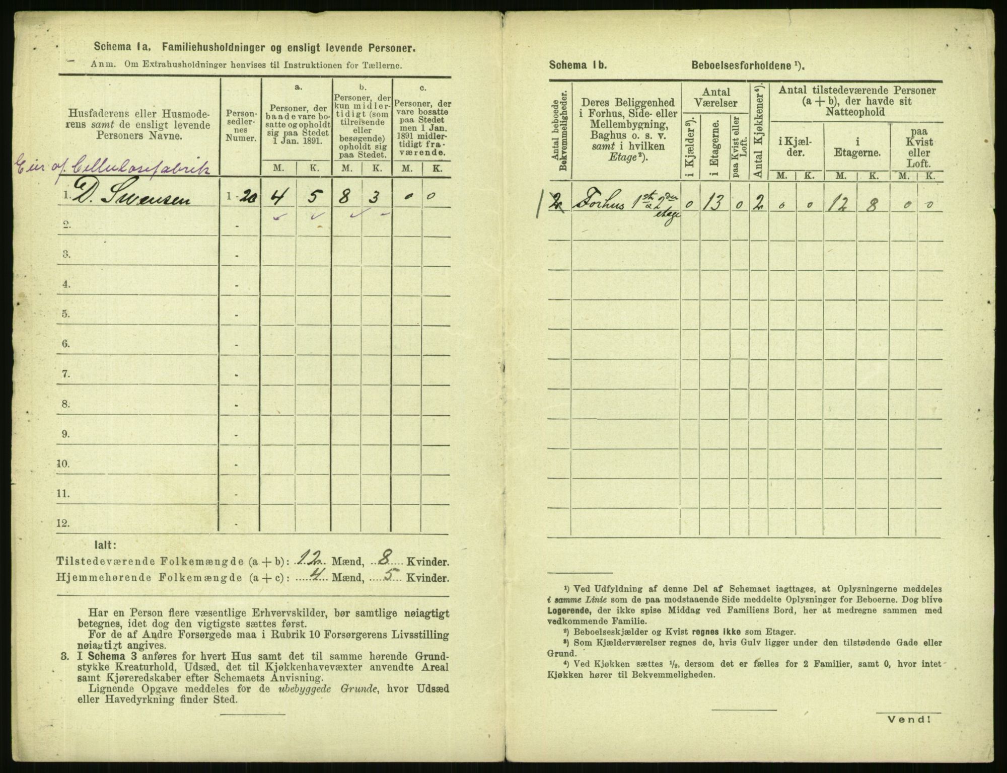 RA, 1891 census for 0301 Kristiania, 1891, p. 50616