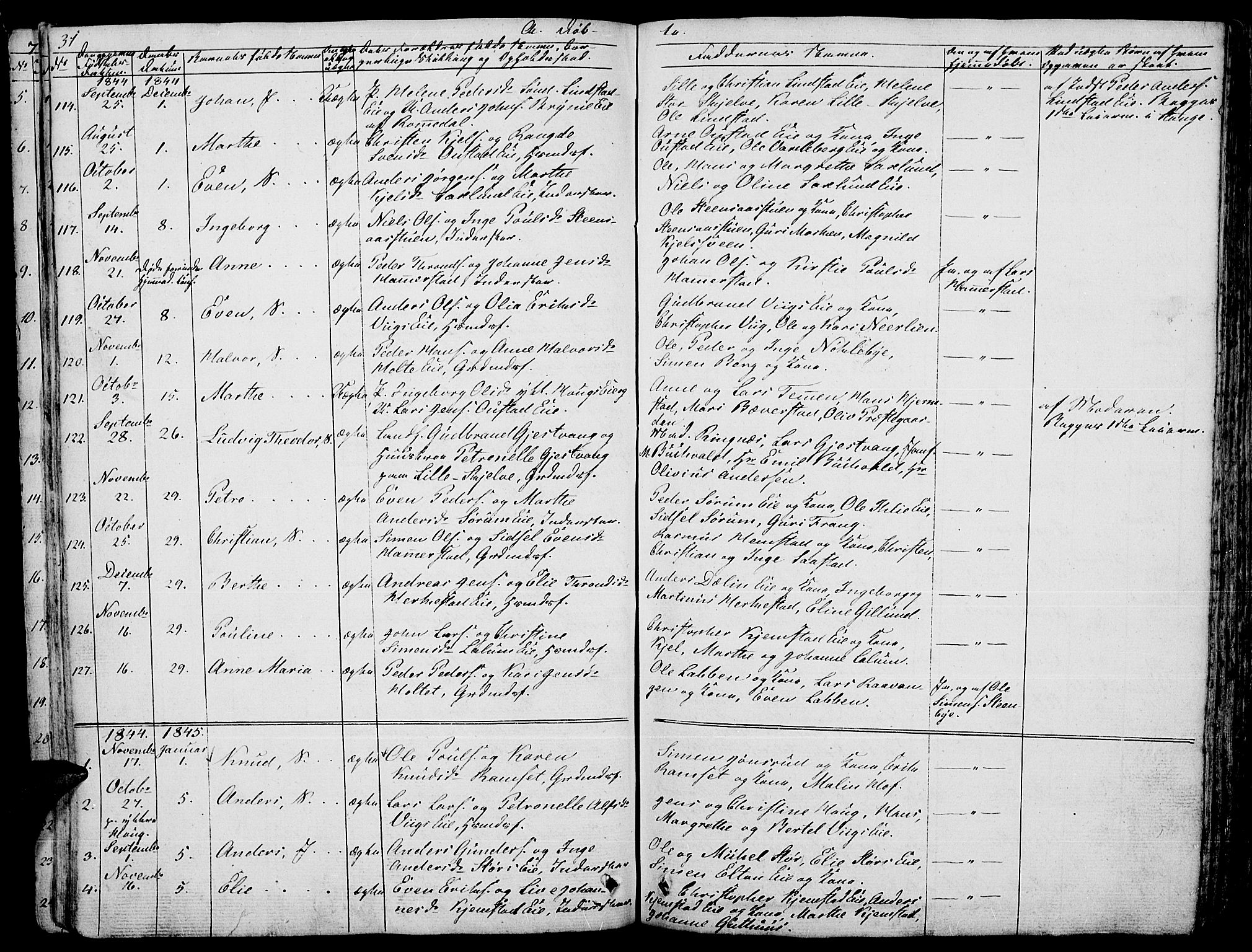 Stange prestekontor, SAH/PREST-002/L/L0003: Parish register (copy) no. 3, 1840-1864, p. 31