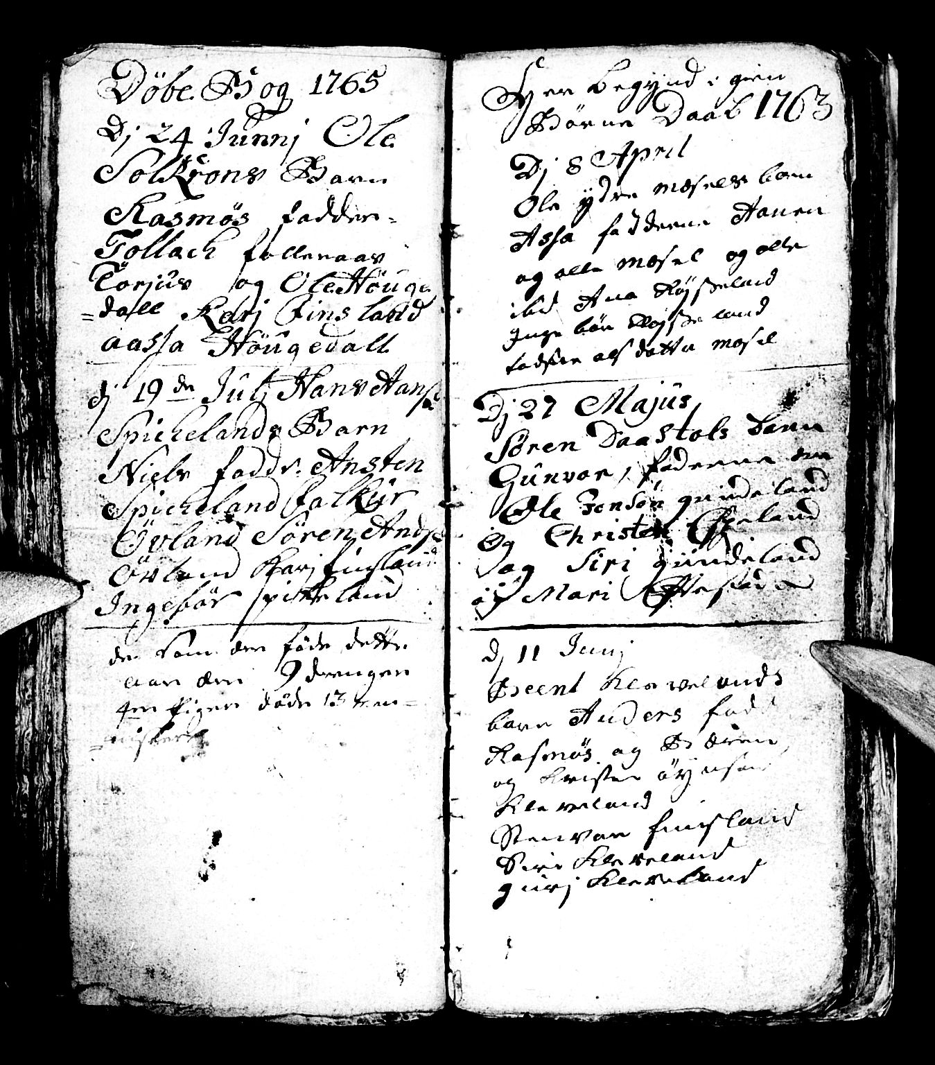 Bjelland sokneprestkontor, AV/SAK-1111-0005/F/Fb/Fbb/L0001: Parish register (copy) no. B 1, 1732-1782, p. 76