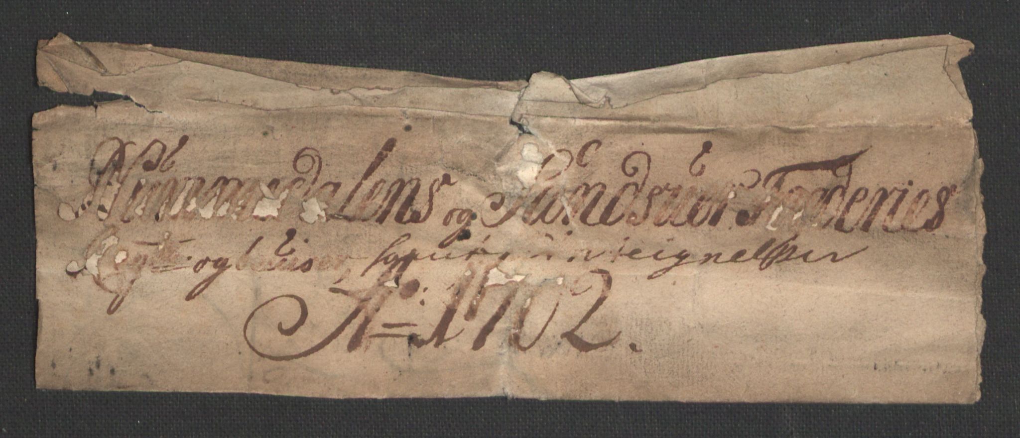 Rentekammeret inntil 1814, Reviderte regnskaper, Fogderegnskap, RA/EA-4092/R24/L1580: Fogderegnskap Numedal og Sandsvær, 1702, p. 3