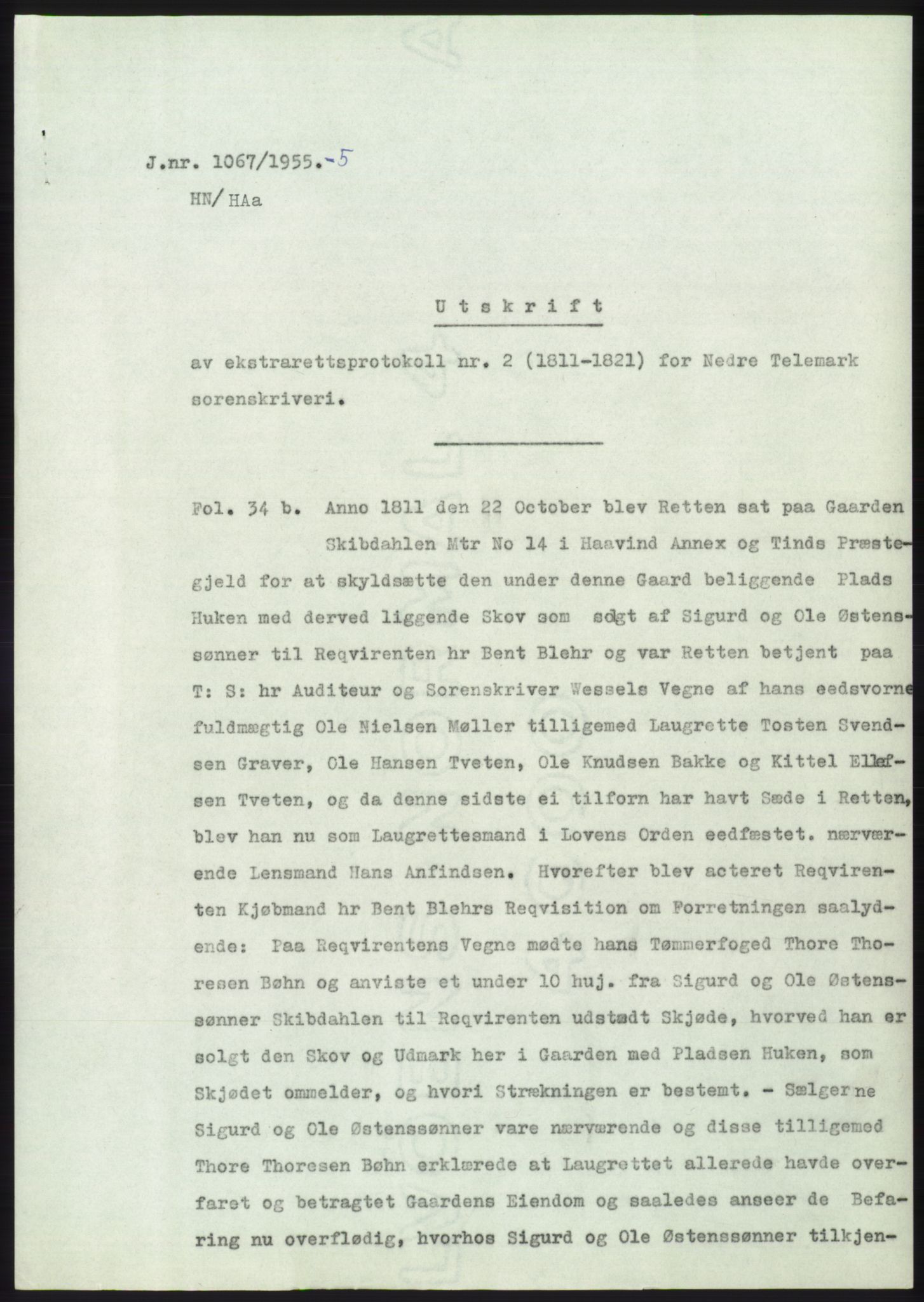 Statsarkivet i Kongsberg, SAKO/A-0001, 1955, p. 323