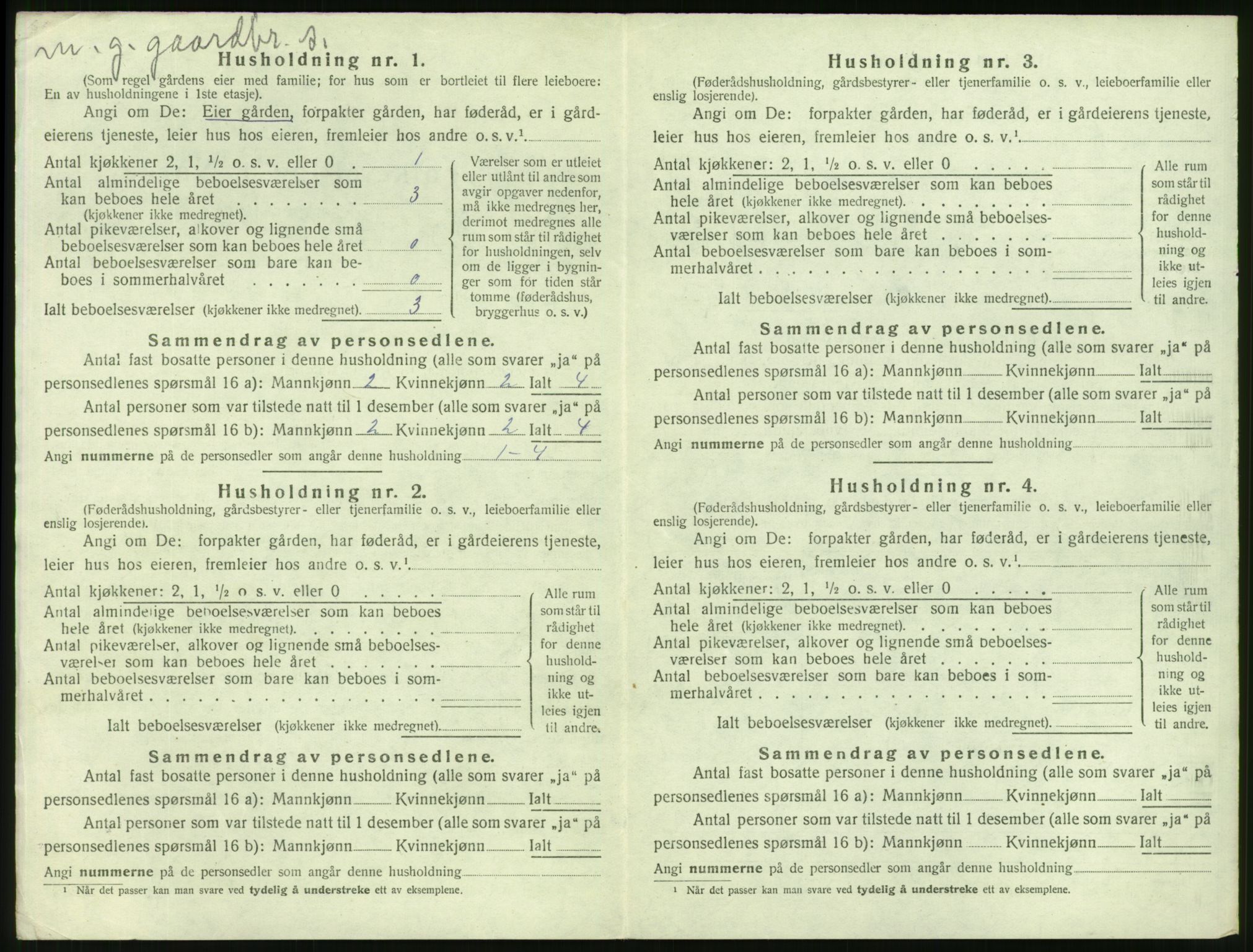 SAT, 1920 census for Sykkylven, 1920, p. 602