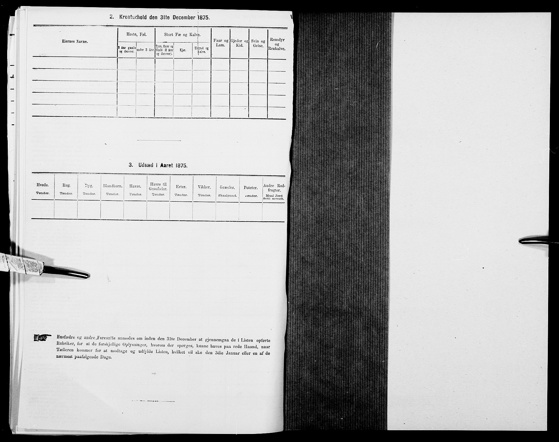 SAK, 1875 census for 0920P Øyestad, 1875, p. 427