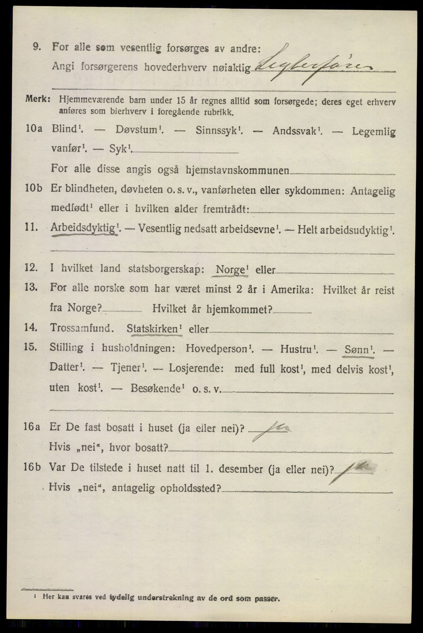 SAKO, 1920 census for Hurum, 1920, p. 5101