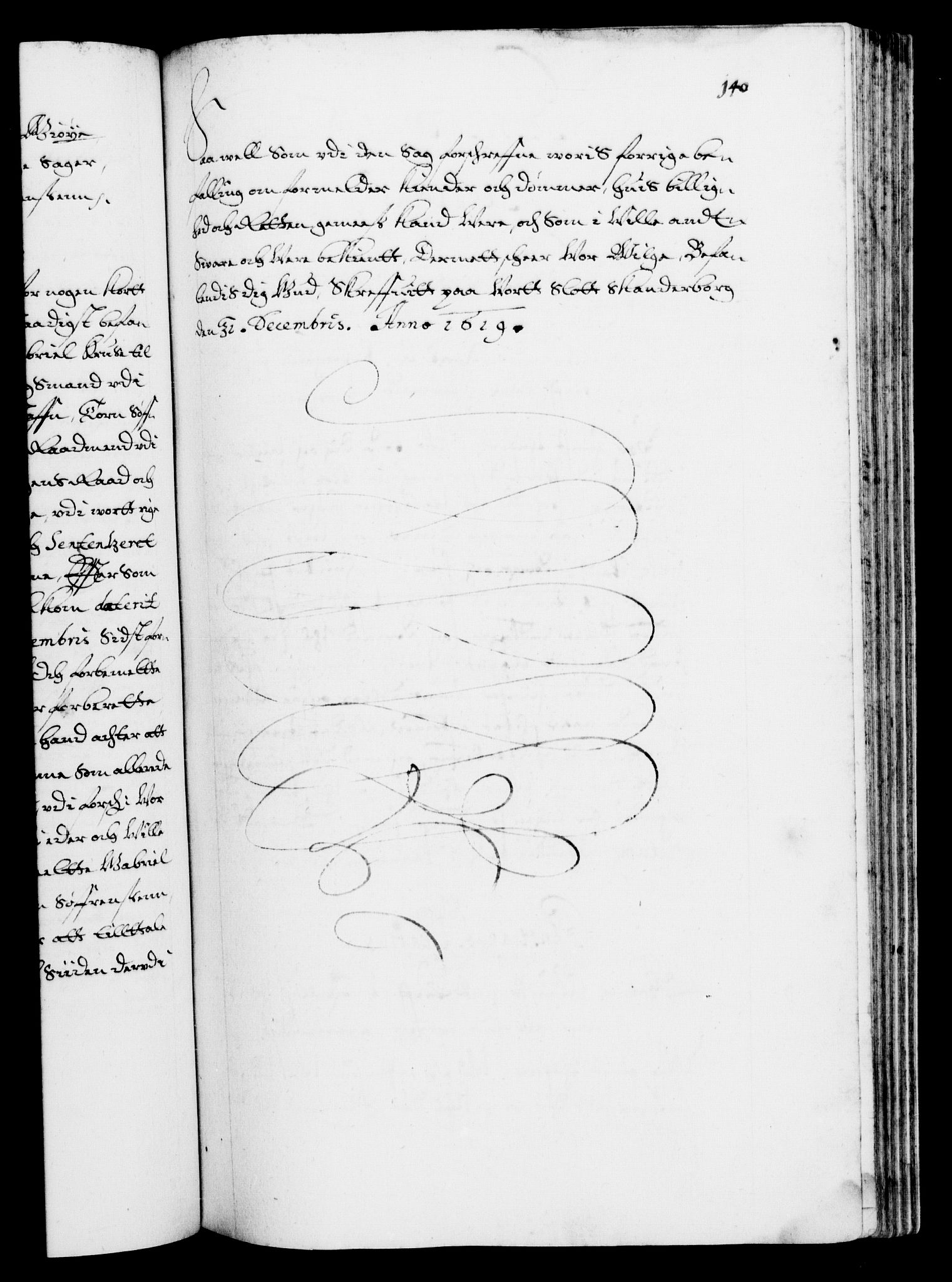 Danske Kanselli 1572-1799, AV/RA-EA-3023/F/Fc/Fca/Fcab/L0004: Norske tegnelser (mikrofilm), 1617-1627, p. 140a