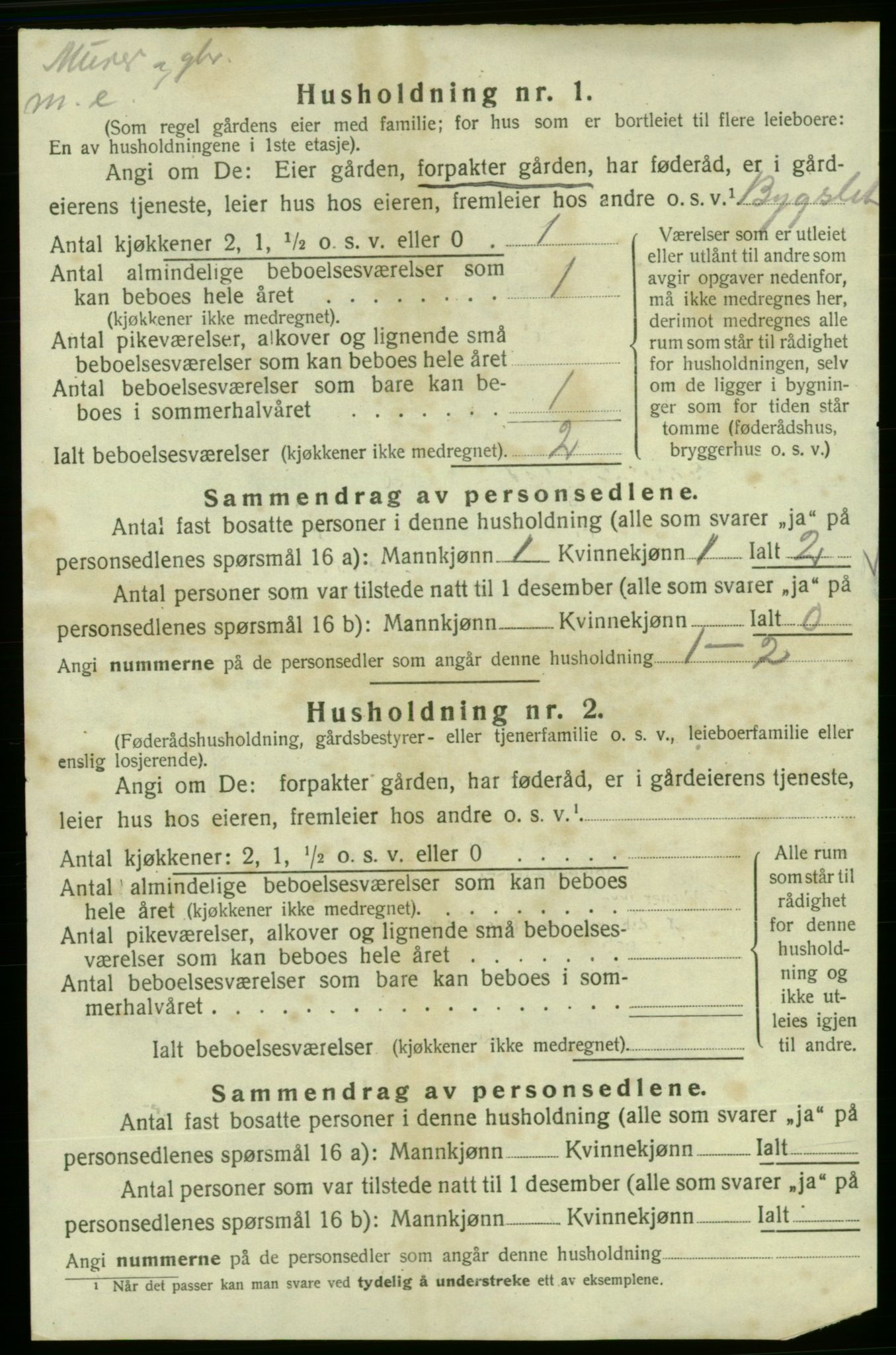 SAB, 1920 census for Skånevik, 1920, p. 2272