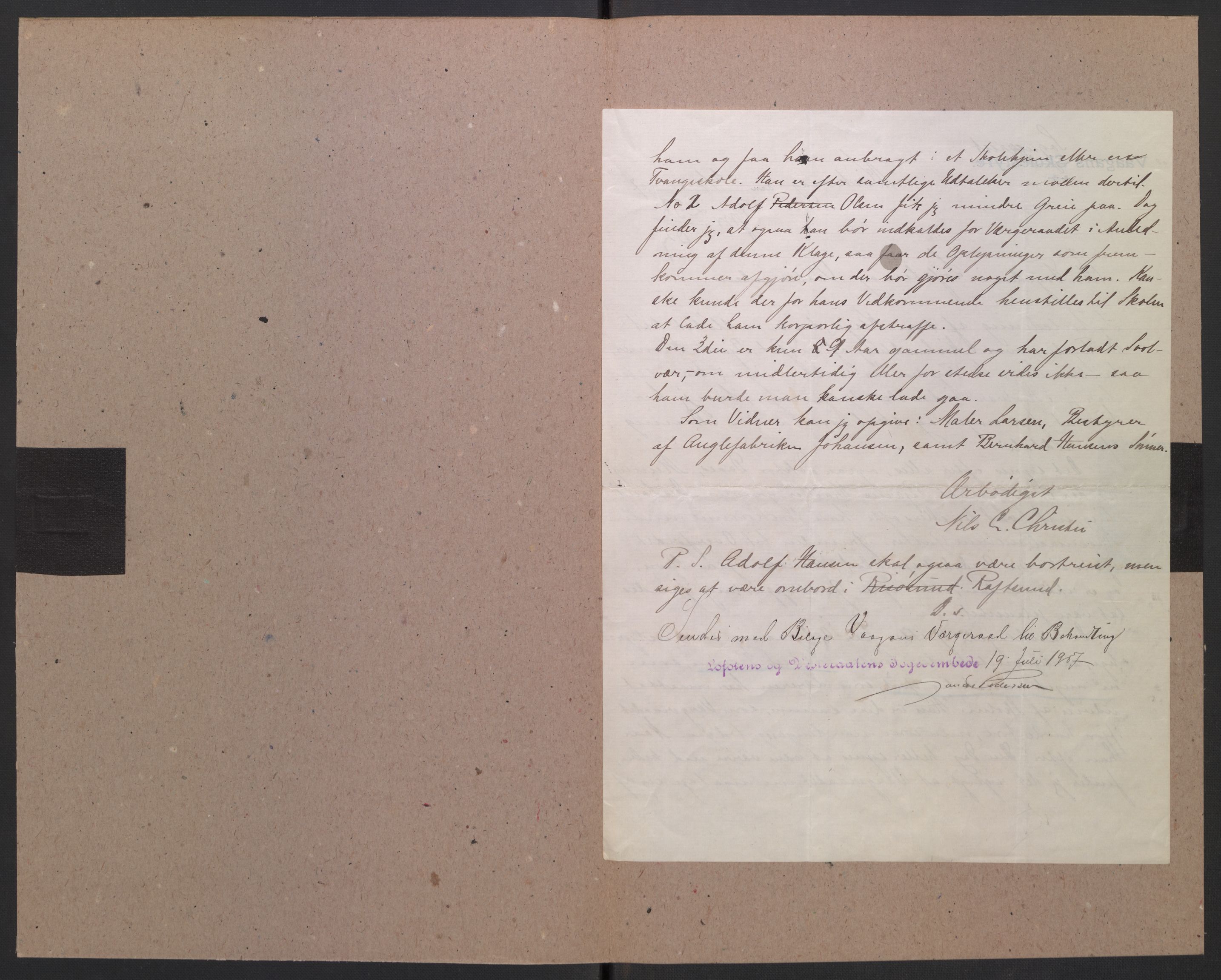 Falstad skolehjem, AV/RA-S-1676/E/Eb/L0008: Elevmapper løpenr. 169-188, 1907-1914, p. 28