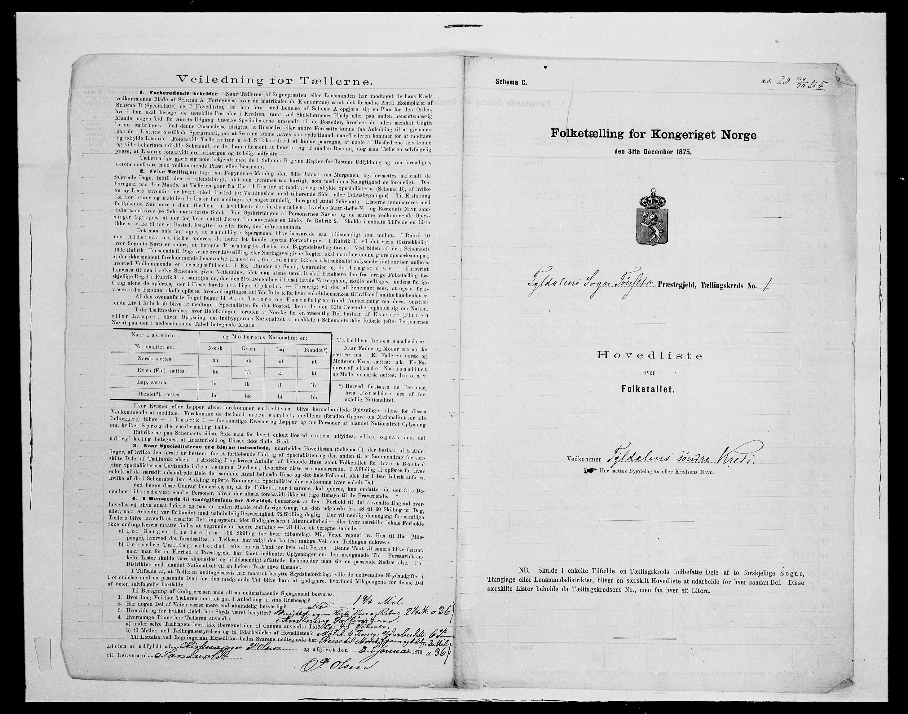 SAH, 1875 census for 0437P Tynset, 1875, p. 118