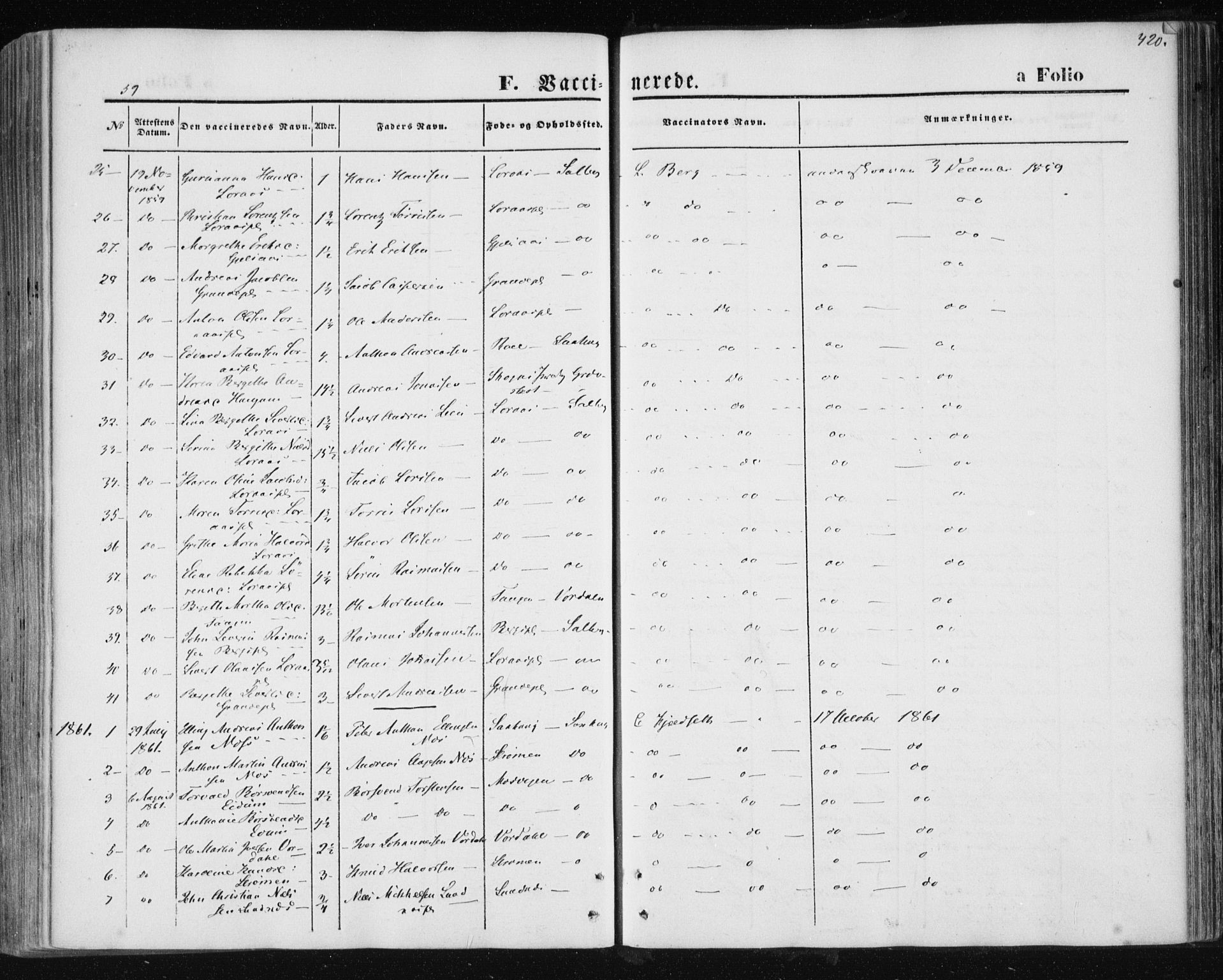 Ministerialprotokoller, klokkerbøker og fødselsregistre - Nord-Trøndelag, SAT/A-1458/730/L0283: Parish register (official) no. 730A08, 1855-1865, p. 420