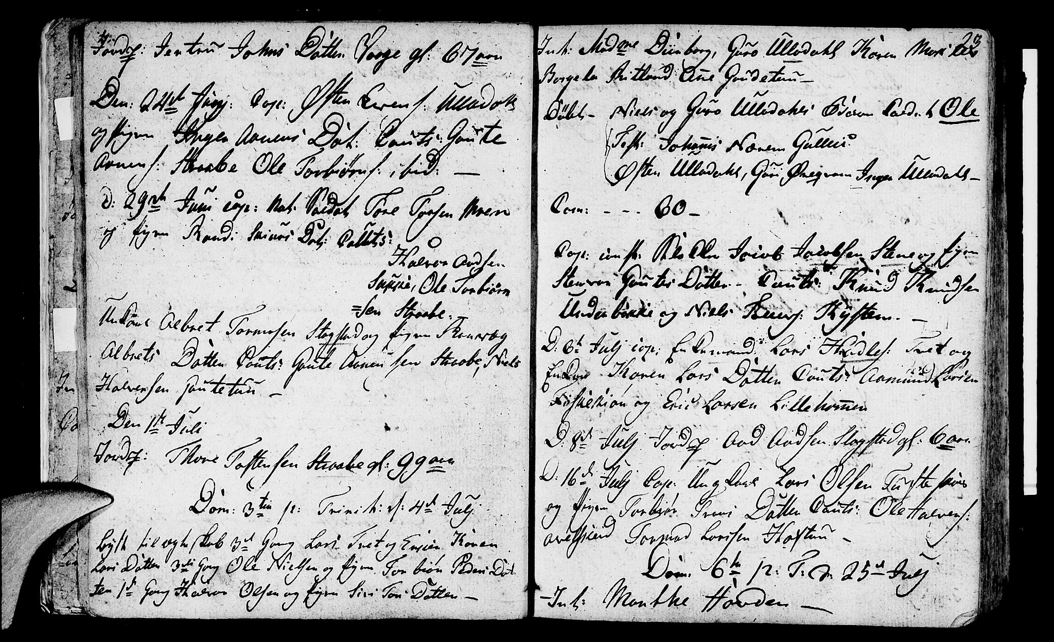 Suldal sokneprestkontor, AV/SAST-A-101845/01/IV/L0004: Parish register (official) no. A 4, 1800-1816, p. 23