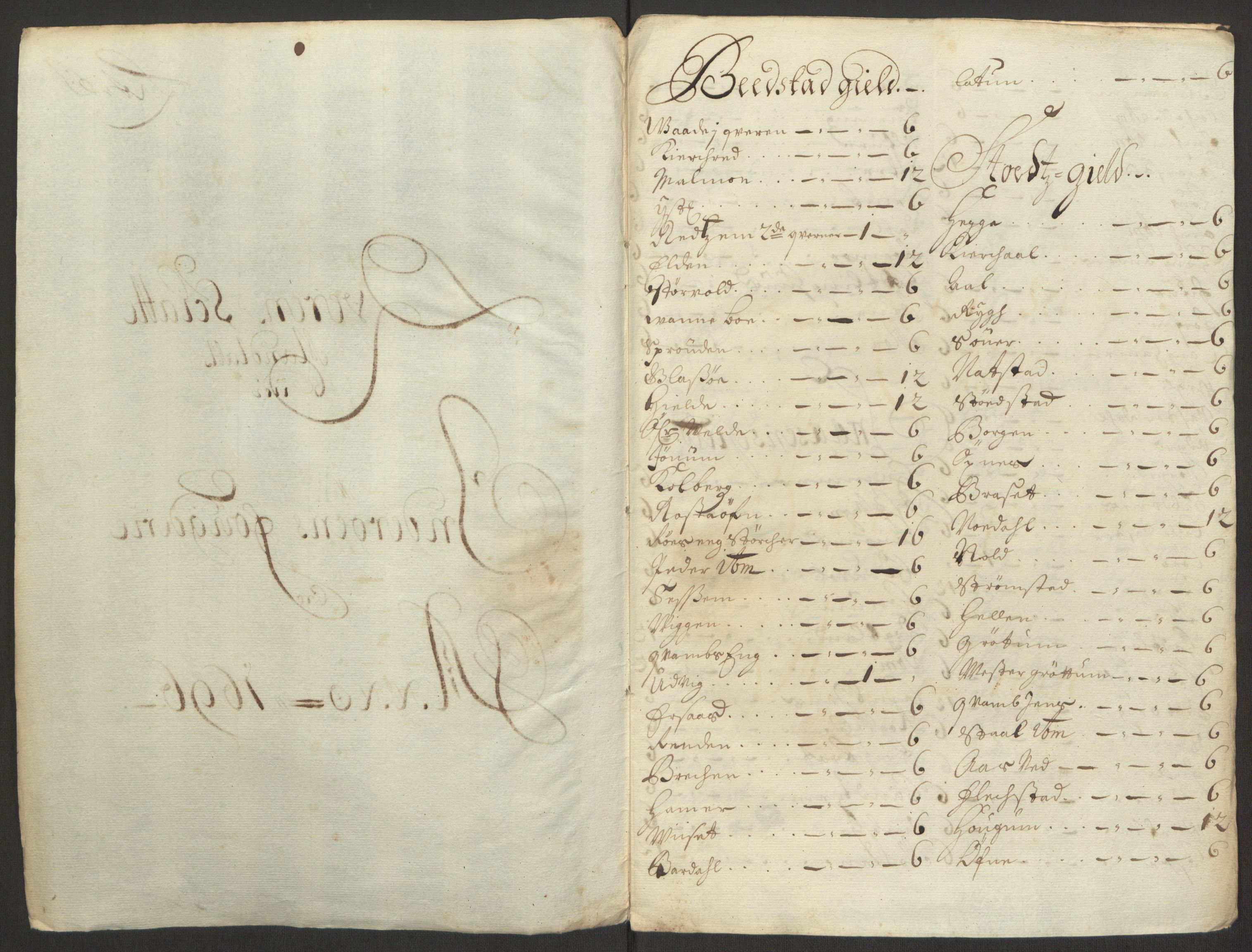 Rentekammeret inntil 1814, Reviderte regnskaper, Fogderegnskap, RA/EA-4092/R63/L4309: Fogderegnskap Inderøy, 1695-1697, p. 302
