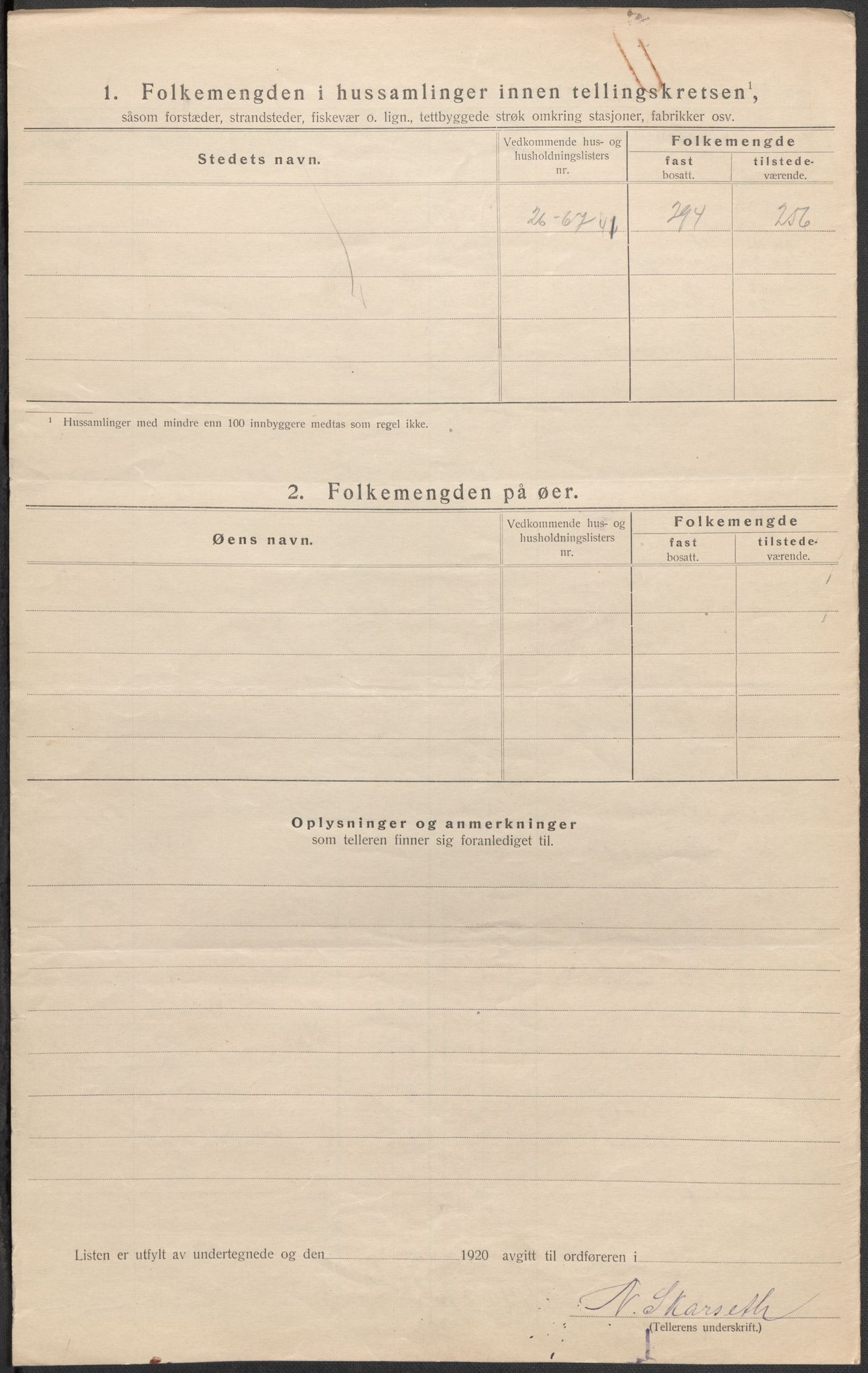 SAO, 1920 census for Lørenskog, 1920, p. 22