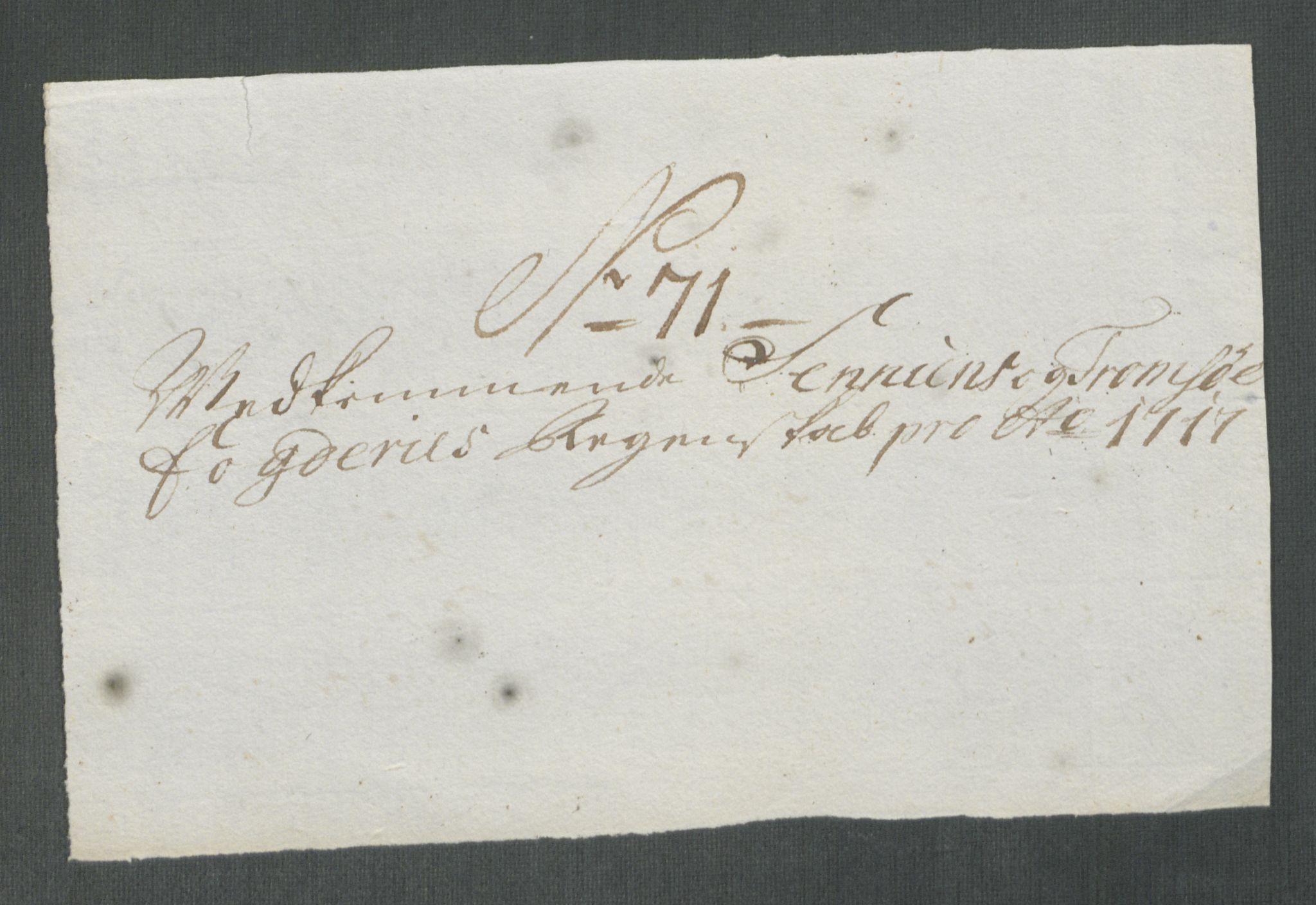 Rentekammeret inntil 1814, Reviderte regnskaper, Fogderegnskap, AV/RA-EA-4092/R68/L4763: Fogderegnskap Senja og Troms, 1717, p. 368