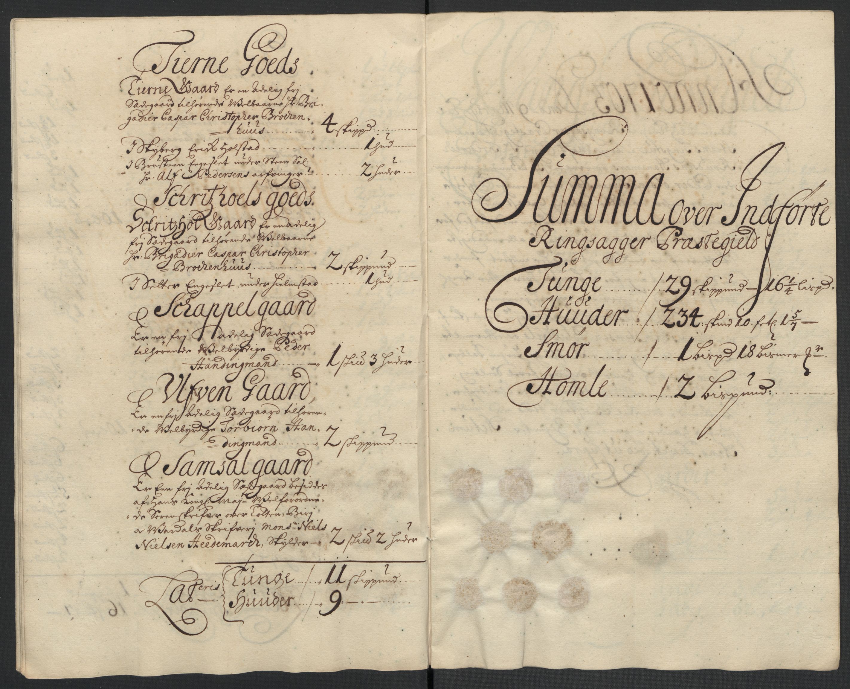 Rentekammeret inntil 1814, Reviderte regnskaper, Fogderegnskap, RA/EA-4092/R16/L1041: Fogderegnskap Hedmark, 1703-1704, p. 165