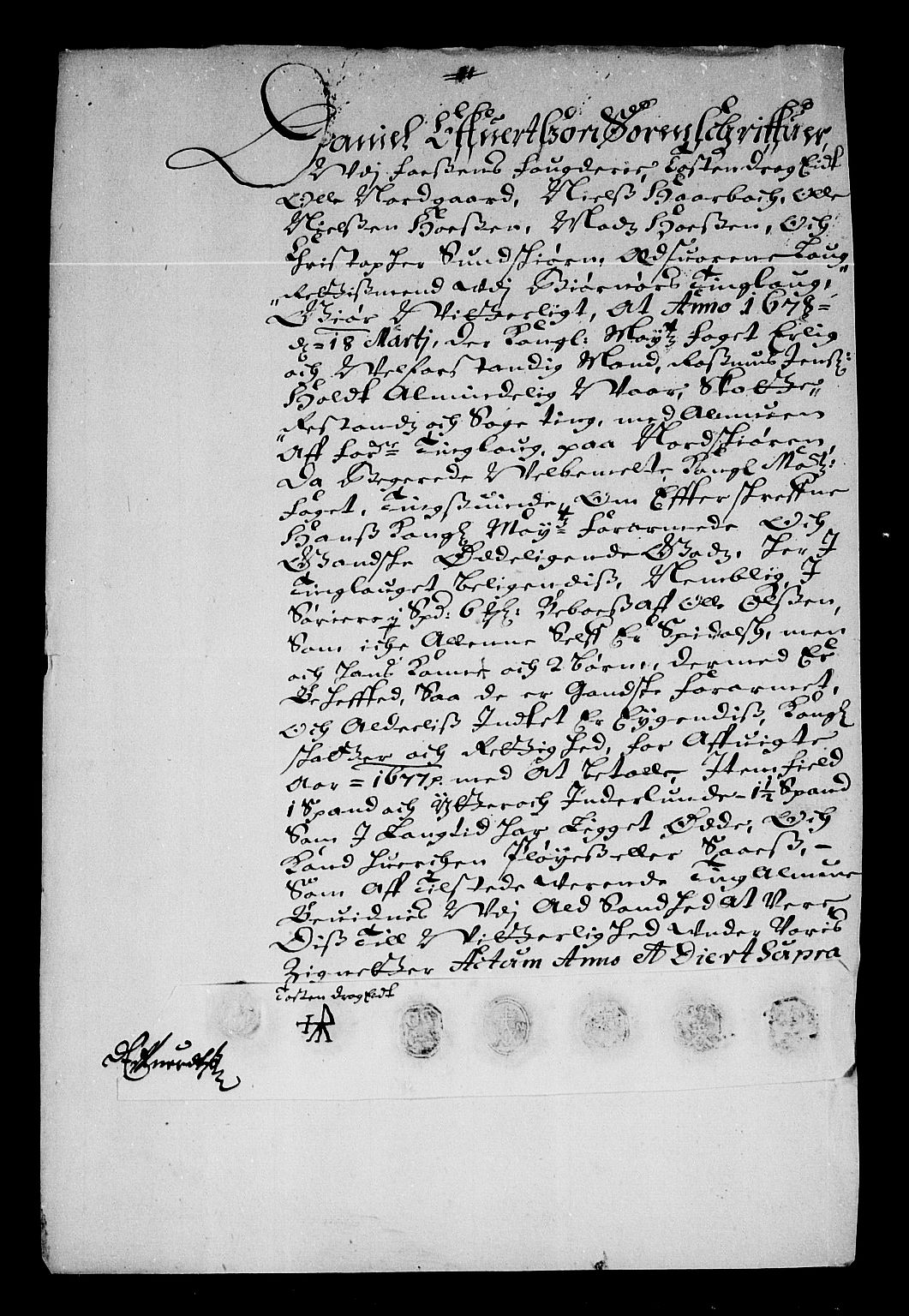 Rentekammeret inntil 1814, Reviderte regnskaper, Stiftamtstueregnskaper, Trondheim stiftamt og Nordland amt, AV/RA-EA-6044/R/Re/L0047: Trondheim stiftamt og Nordland amt, 1677