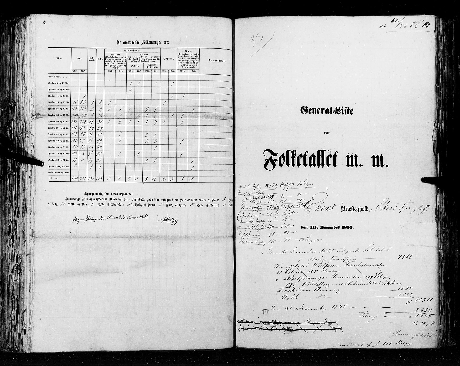 RA, Census 1855, vol. 2: Kristians amt, Buskerud amt og Jarlsberg og Larvik amt, 1855, p. 193