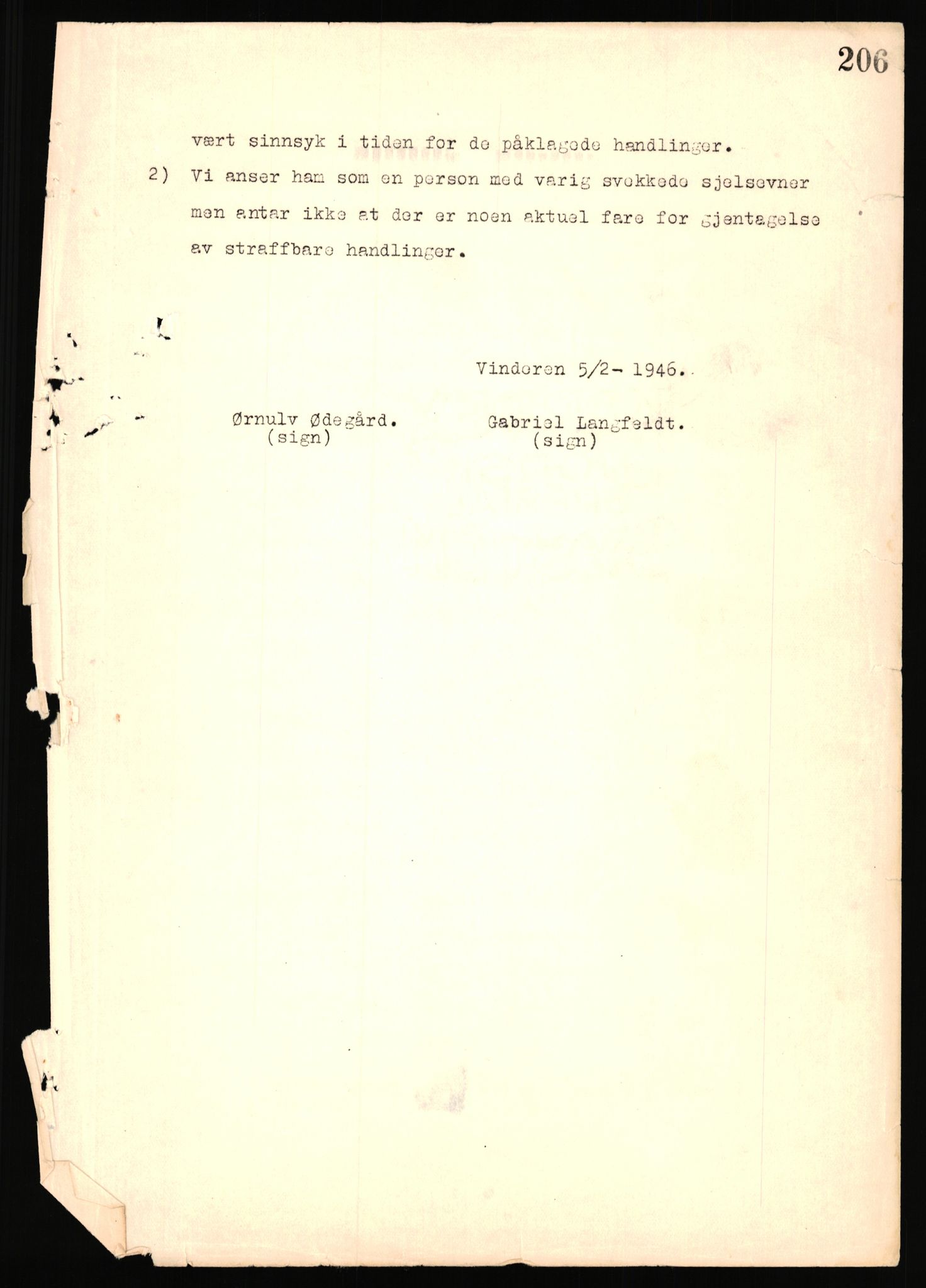 Landssvikarkivet, Arendal politikammer, AV/RA-S-3138-25/D/Dc, 1945-1951, p. 305