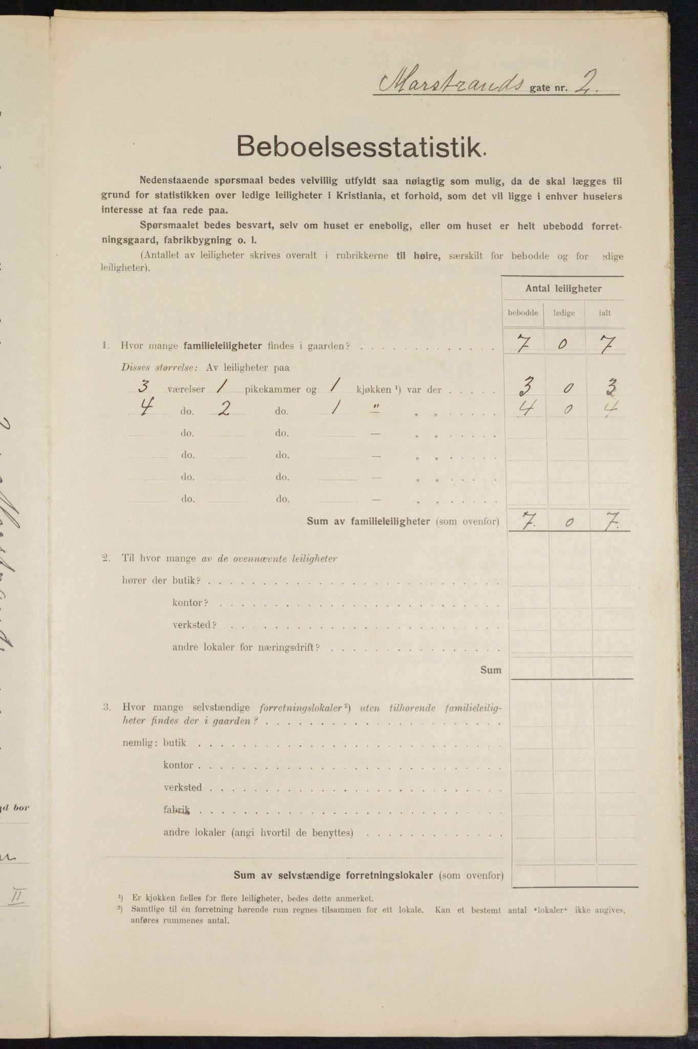 OBA, Municipal Census 1914 for Kristiania, 1914, p. 64638