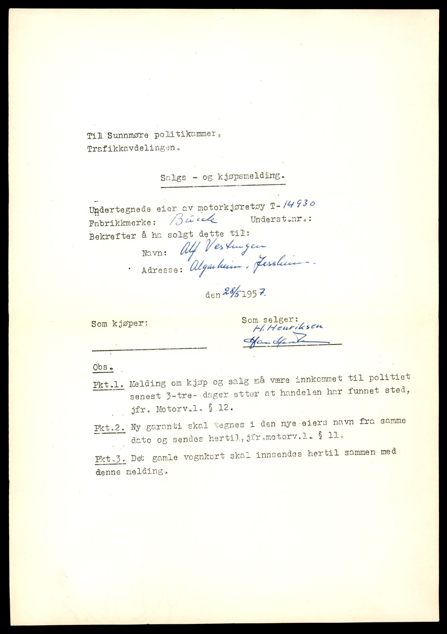 Møre og Romsdal vegkontor - Ålesund trafikkstasjon, AV/SAT-A-4099/F/Fe/L0049: Registreringskort for kjøretøy T 14864 - T 18613, 1927-1998, p. 1545