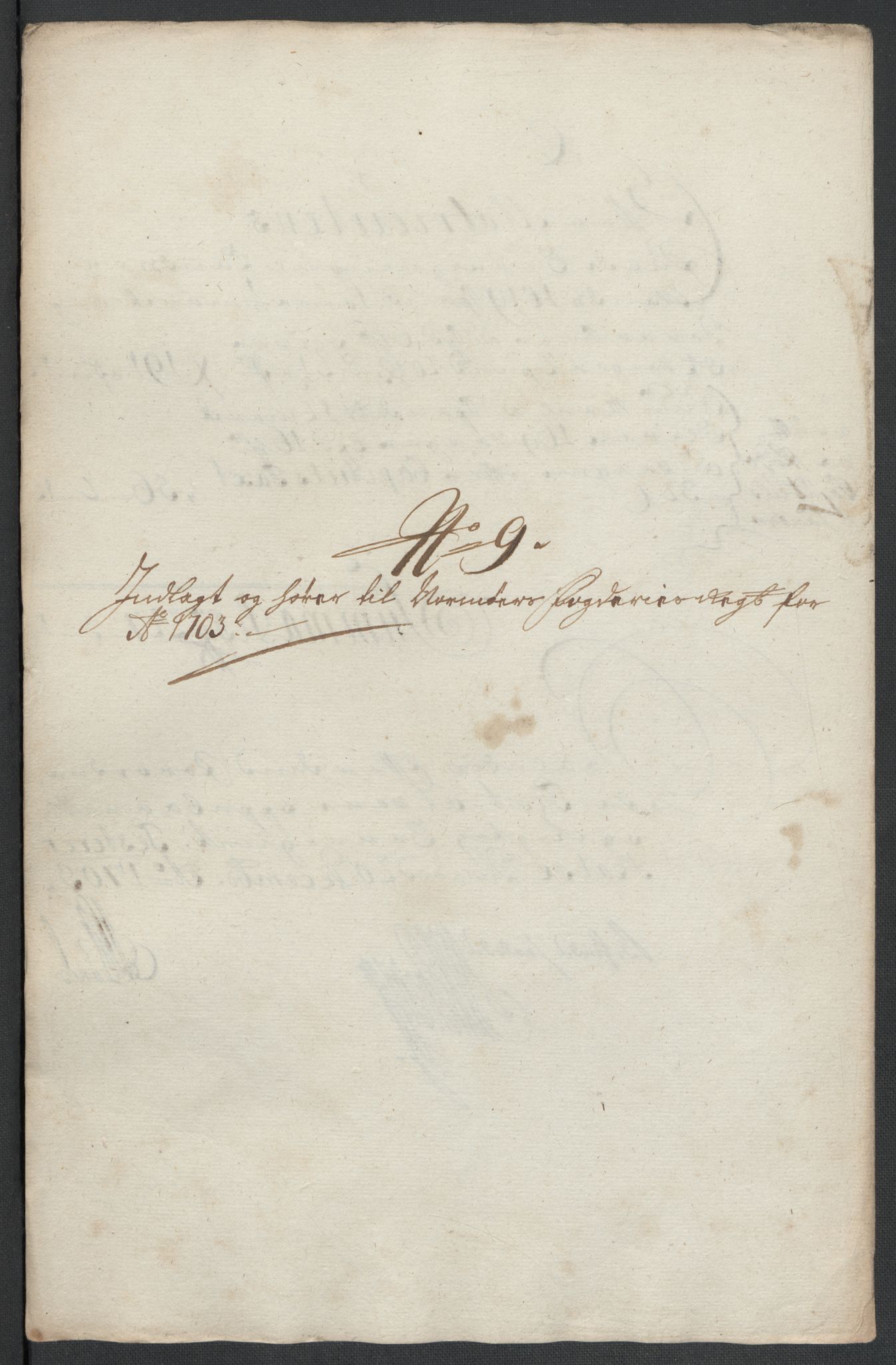 Rentekammeret inntil 1814, Reviderte regnskaper, Fogderegnskap, RA/EA-4092/R56/L3740: Fogderegnskap Nordmøre, 1703-1704, p. 99