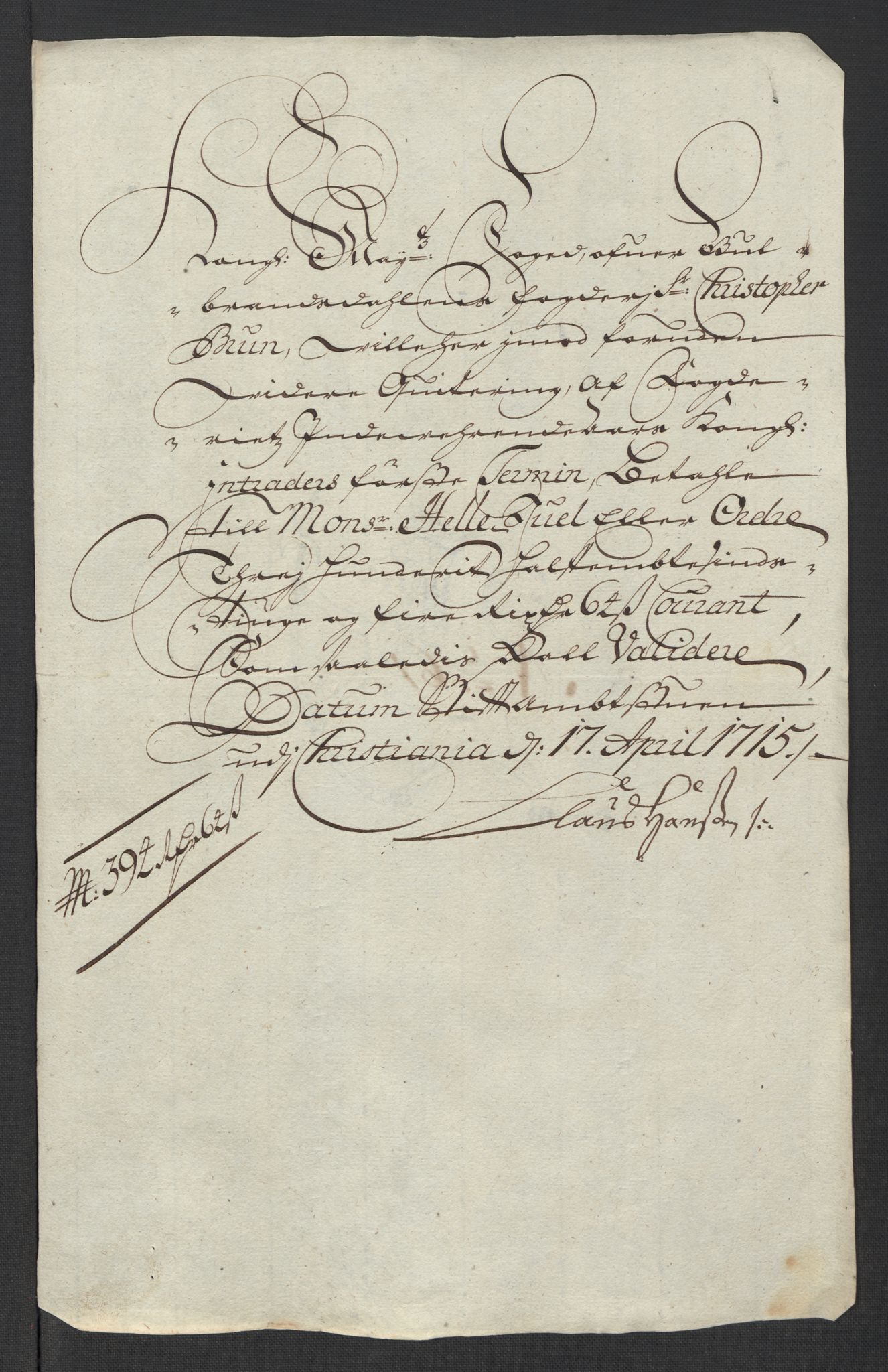 Rentekammeret inntil 1814, Reviderte regnskaper, Fogderegnskap, AV/RA-EA-4092/R17/L1184: Fogderegnskap Gudbrandsdal, 1715, p. 272