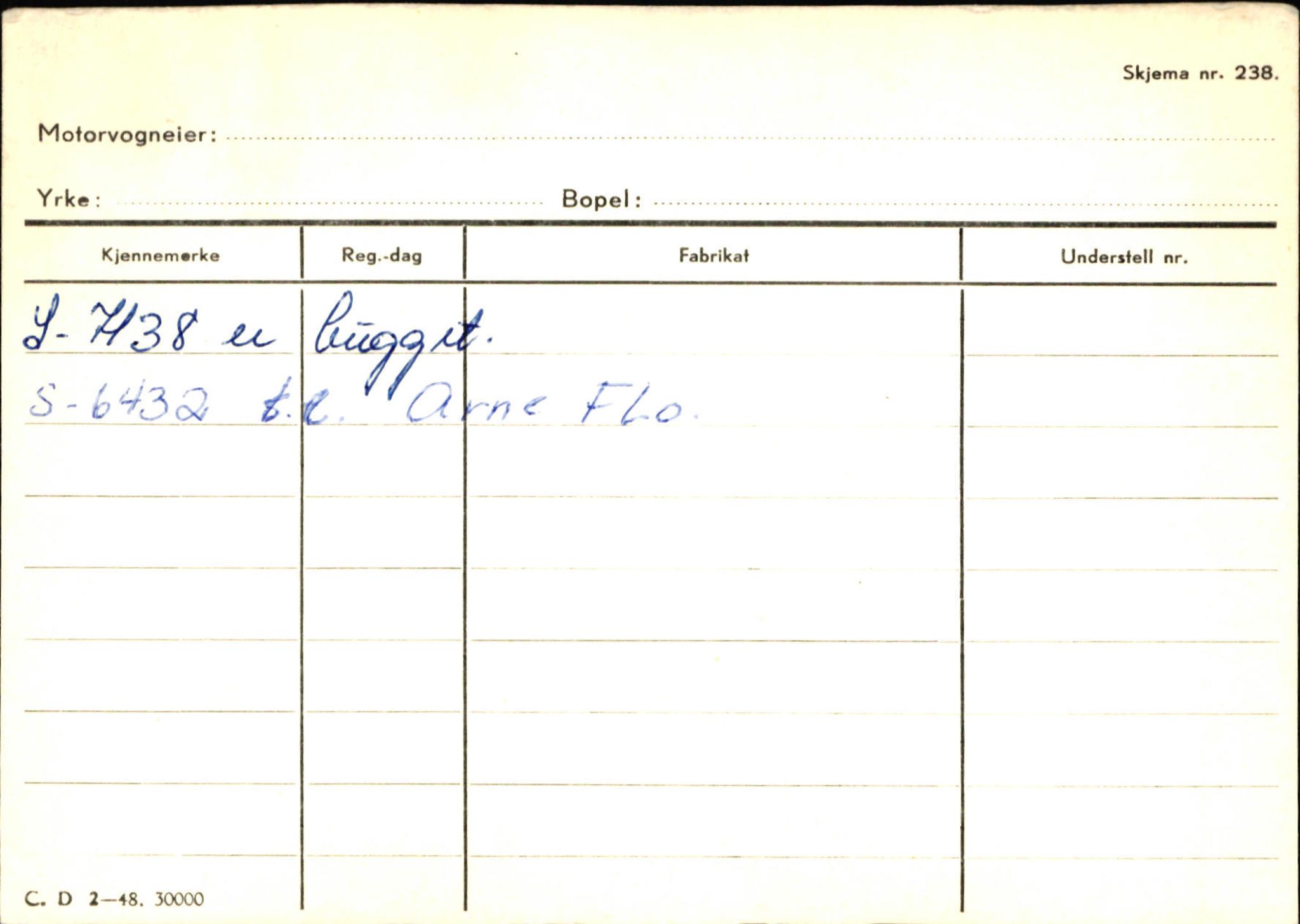 Statens vegvesen, Sogn og Fjordane vegkontor, AV/SAB-A-5301/4/F/L0132: Eigarregister Askvoll A-Å. Balestrand A-Å, 1945-1975, p. 430