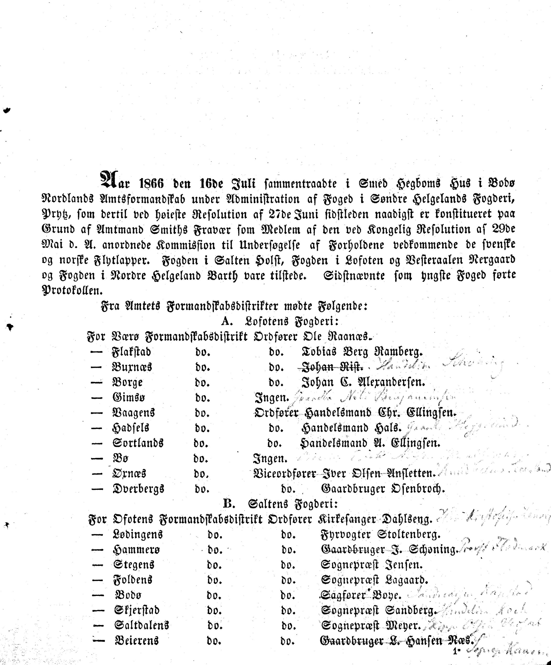 Nordland Fylkeskommune. Fylkestinget, AIN/NFK-17/176/A/Ac/L0005: Fylkestingsforhandlinger 1866-1870, 1866-1870