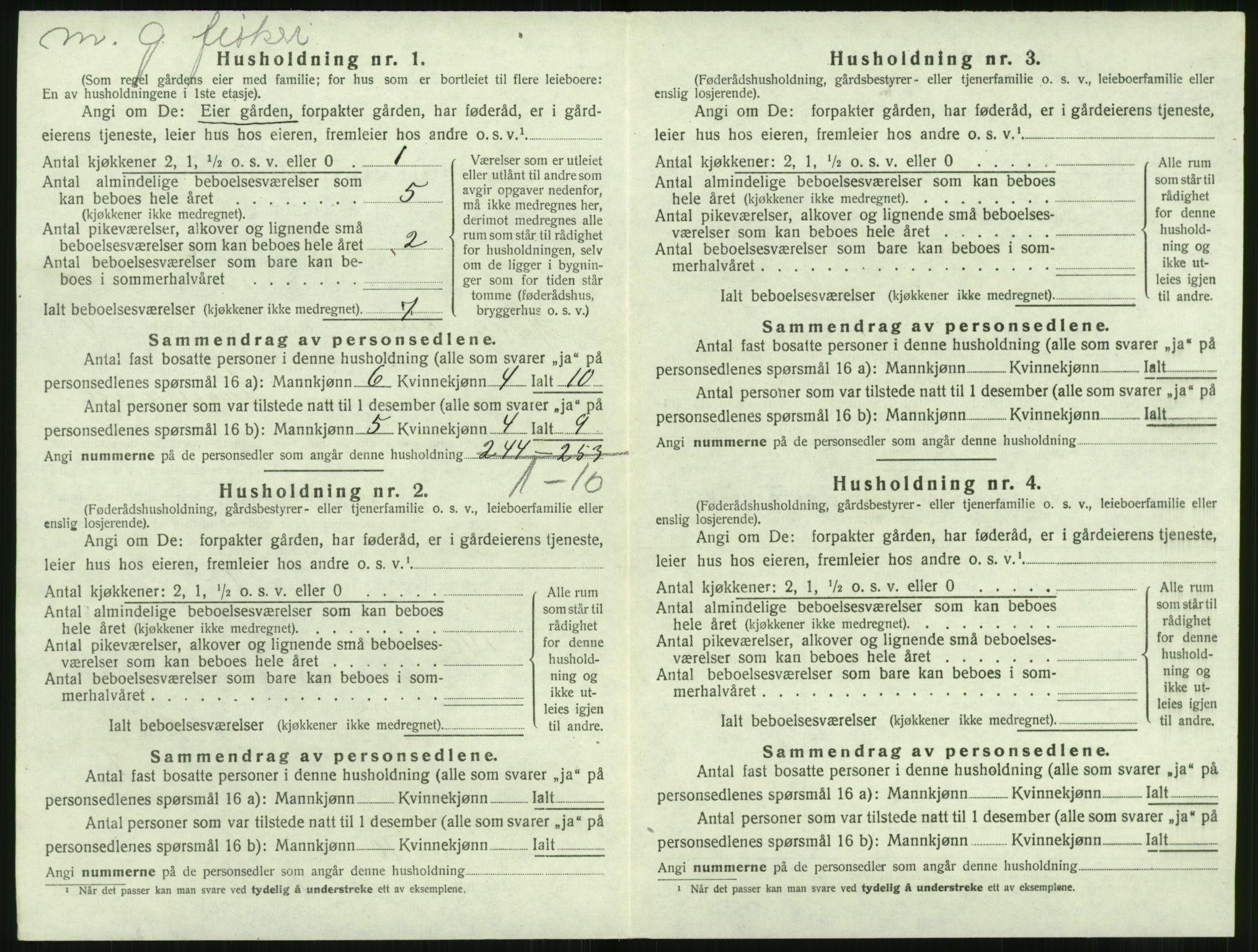 SAT, 1920 census for Herøy (MR), 1920, p. 350