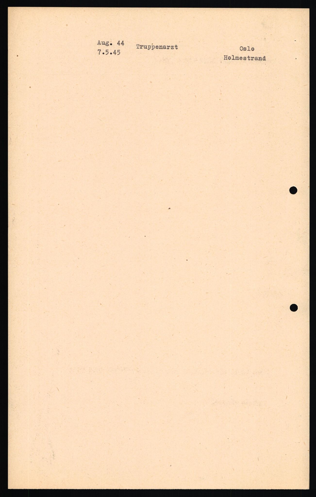 Forsvaret, Forsvarets overkommando II, AV/RA-RAFA-3915/D/Db/L0040: CI Questionaires. Tyske okkupasjonsstyrker i Norge. Østerrikere., 1945-1946, p. 204