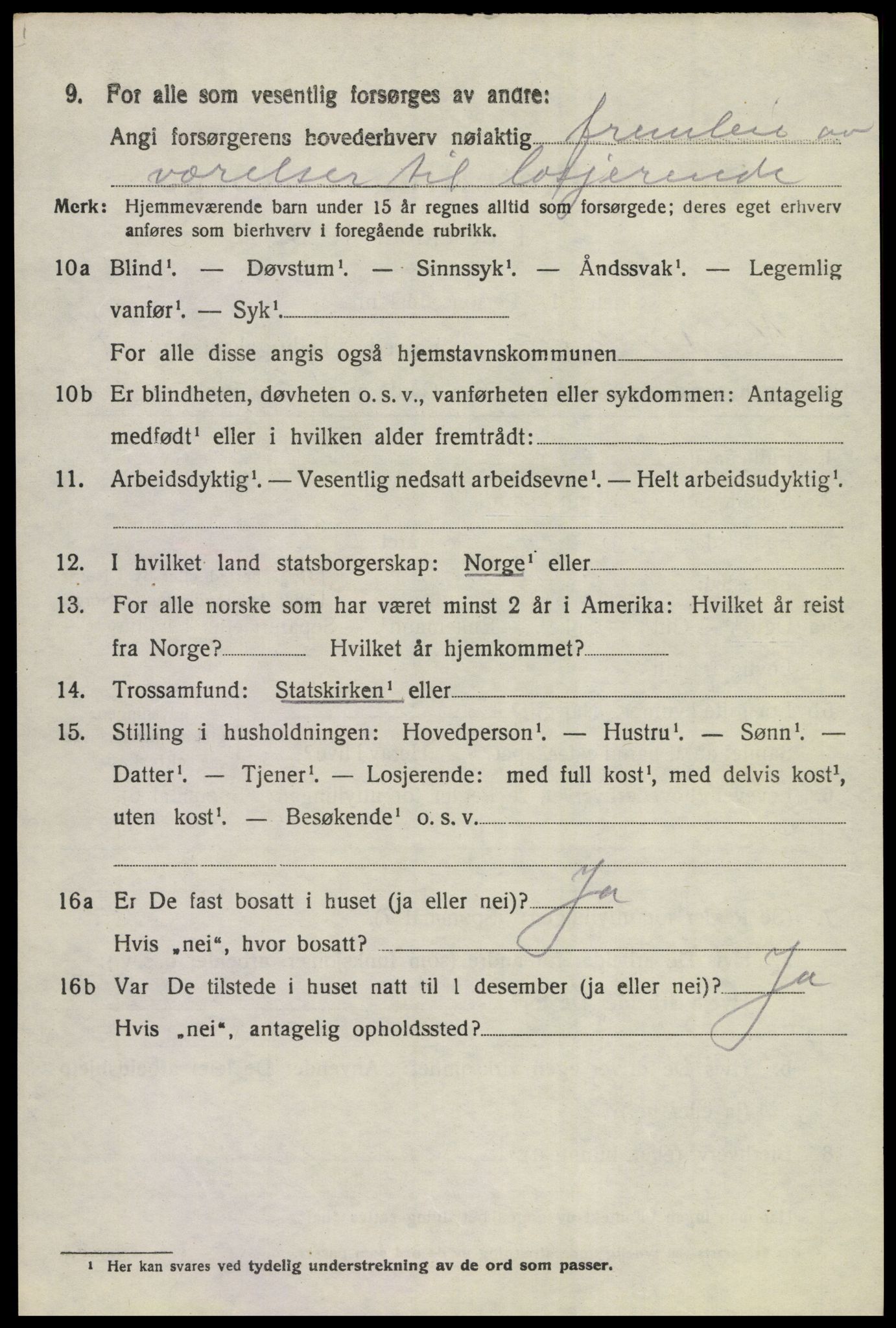 SAKO, 1920 census for Norderhov, 1920, p. 10618