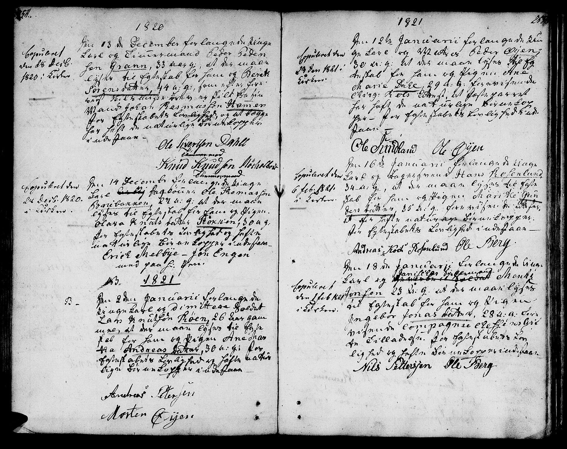 Ministerialprotokoller, klokkerbøker og fødselsregistre - Sør-Trøndelag, SAT/A-1456/601/L0042: Parish register (official) no. 601A10, 1802-1830, p. 254-255