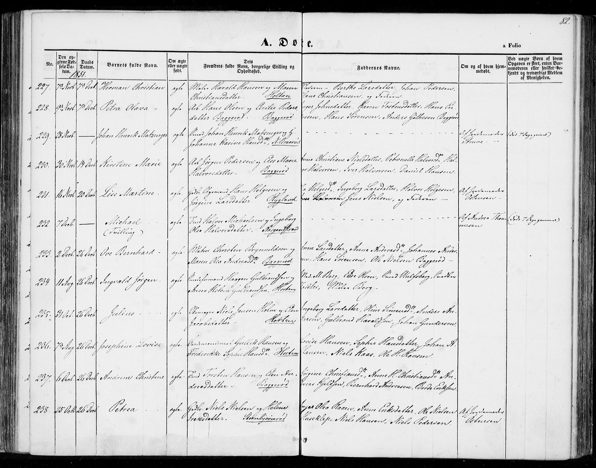 Borre kirkebøker, AV/SAKO-A-338/F/Fa/L0005: Parish register (official) no. I 5, 1845-1851, p. 82