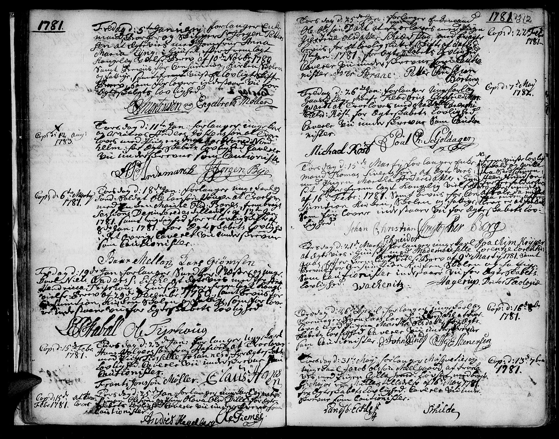 Ministerialprotokoller, klokkerbøker og fødselsregistre - Sør-Trøndelag, SAT/A-1456/601/L0038: Parish register (official) no. 601A06, 1766-1877, p. 312