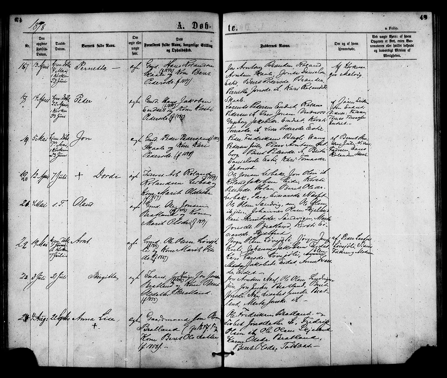 Ministerialprotokoller, klokkerbøker og fødselsregistre - Nord-Trøndelag, AV/SAT-A-1458/755/L0493: Parish register (official) no. 755A02, 1865-1881, p. 48