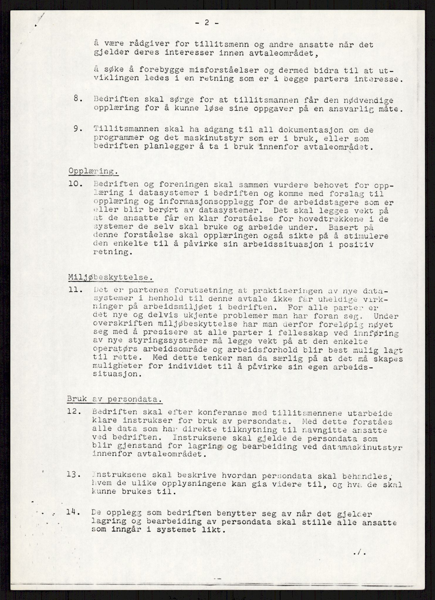 Nygaard, Kristen, AV/RA-PA-1398/F/Fi/L0009: Fagbevegelse, demokrati, Jern- og Metallprosjektet, 1970-2002, p. 315