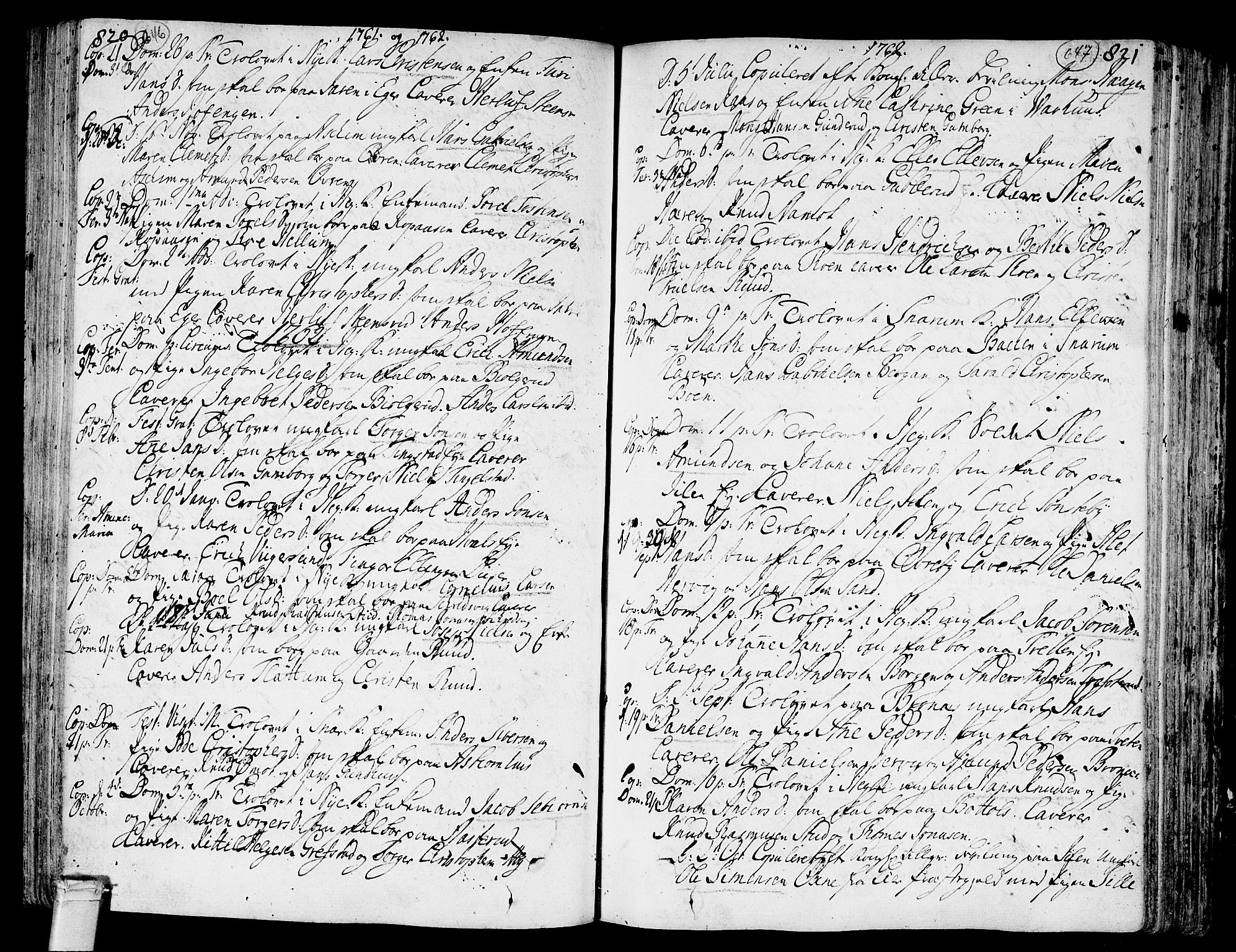 Modum kirkebøker, AV/SAKO-A-234/F/Fa/L0002: Parish register (official) no. 2, 1741-1782, p. 646-647